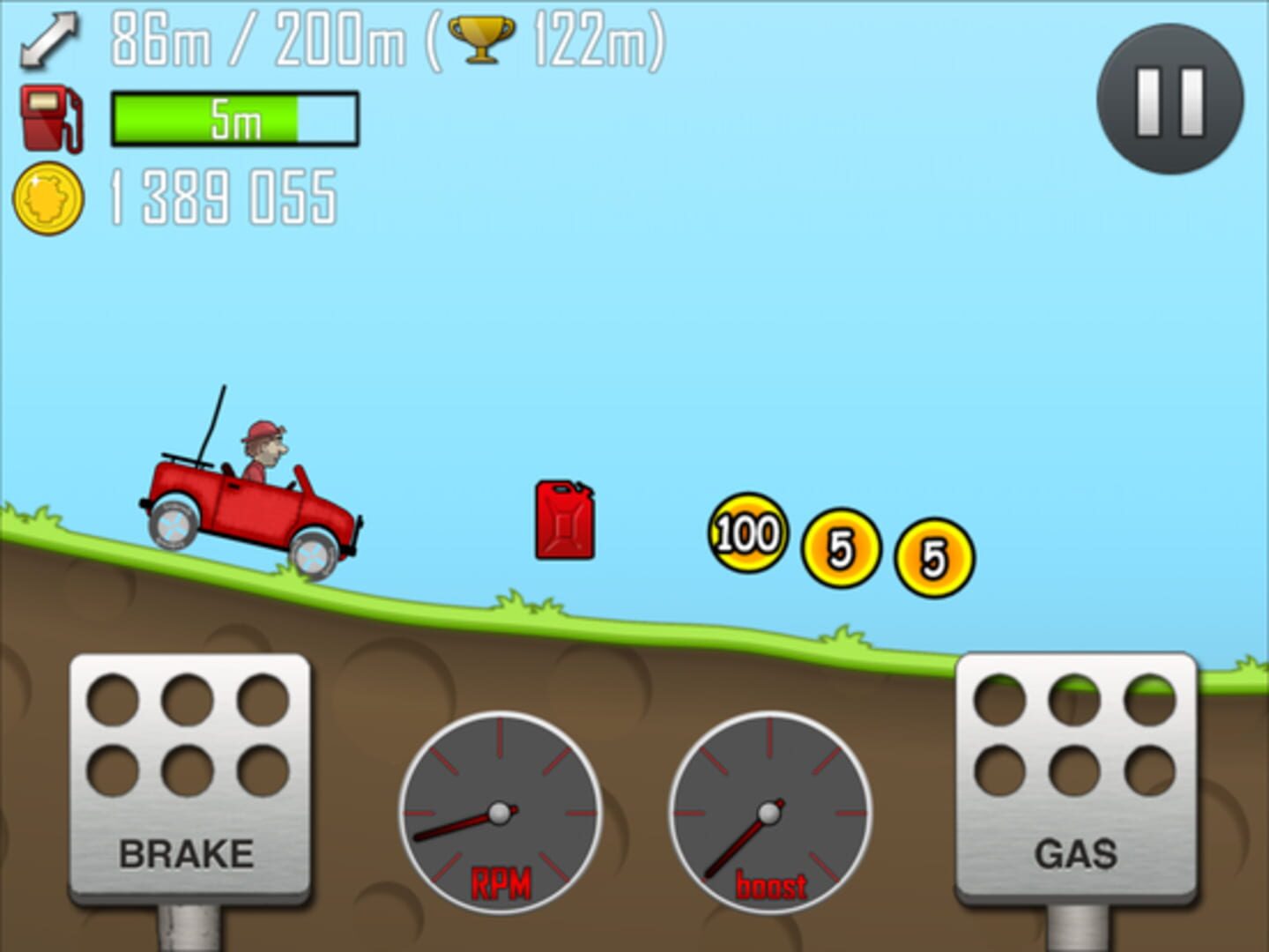 Screenshot for Hill Climb Racing