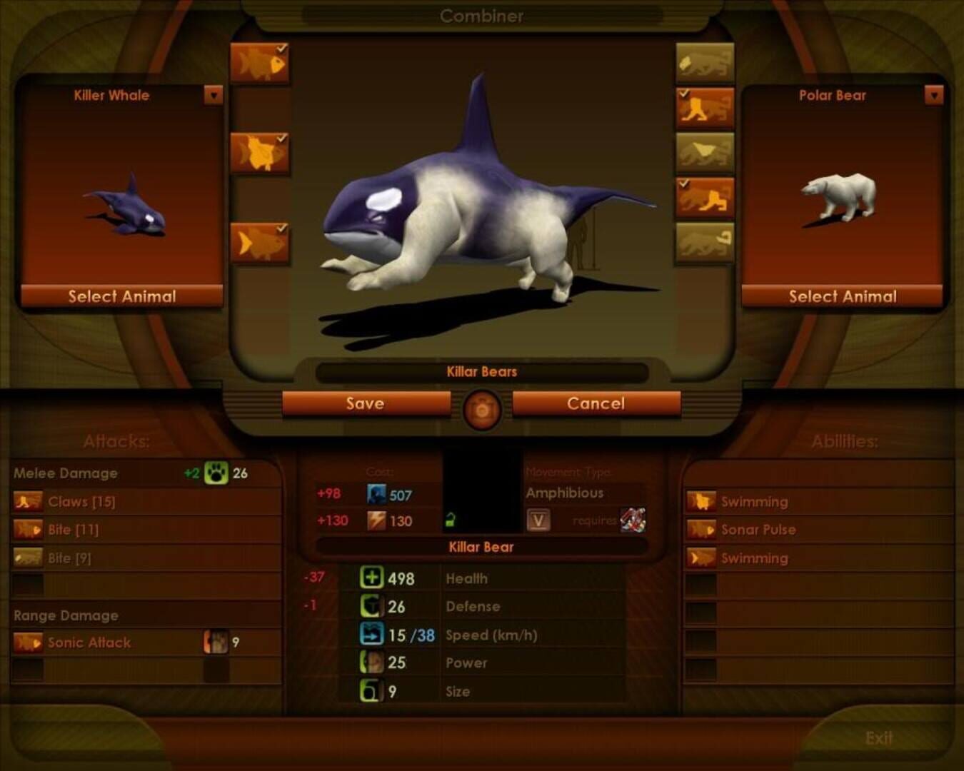 Screenshot for Impossible Creatures