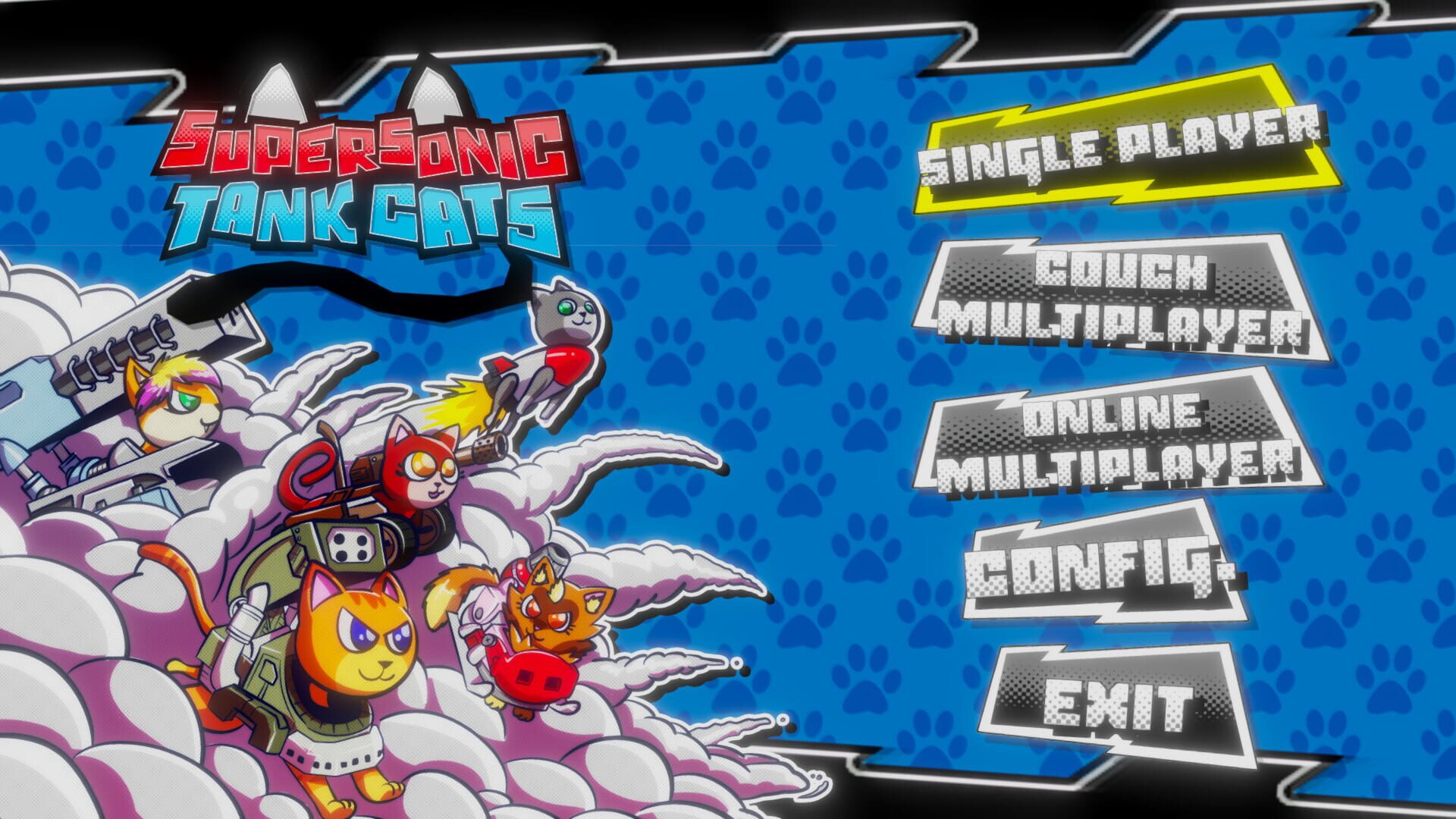 Screenshot for Supersonic Tank Cats