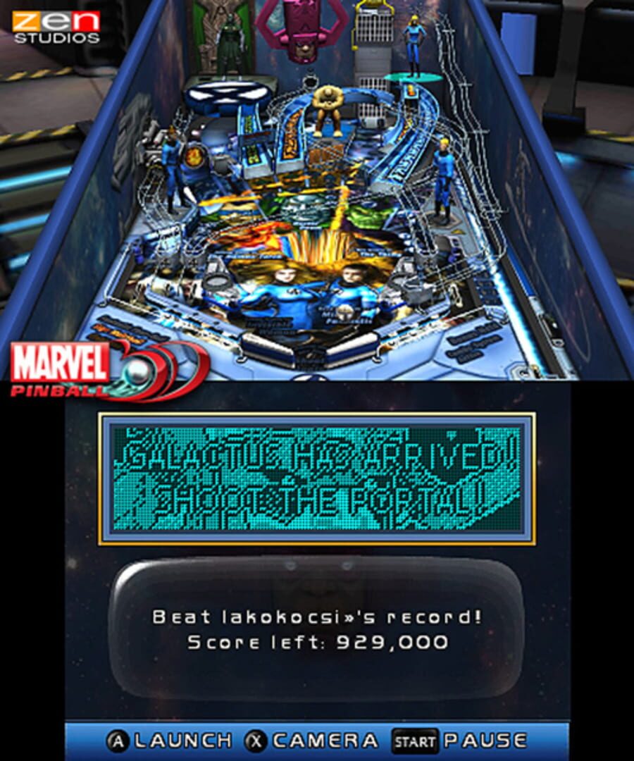 Screenshot for Marvel Pinball 3D