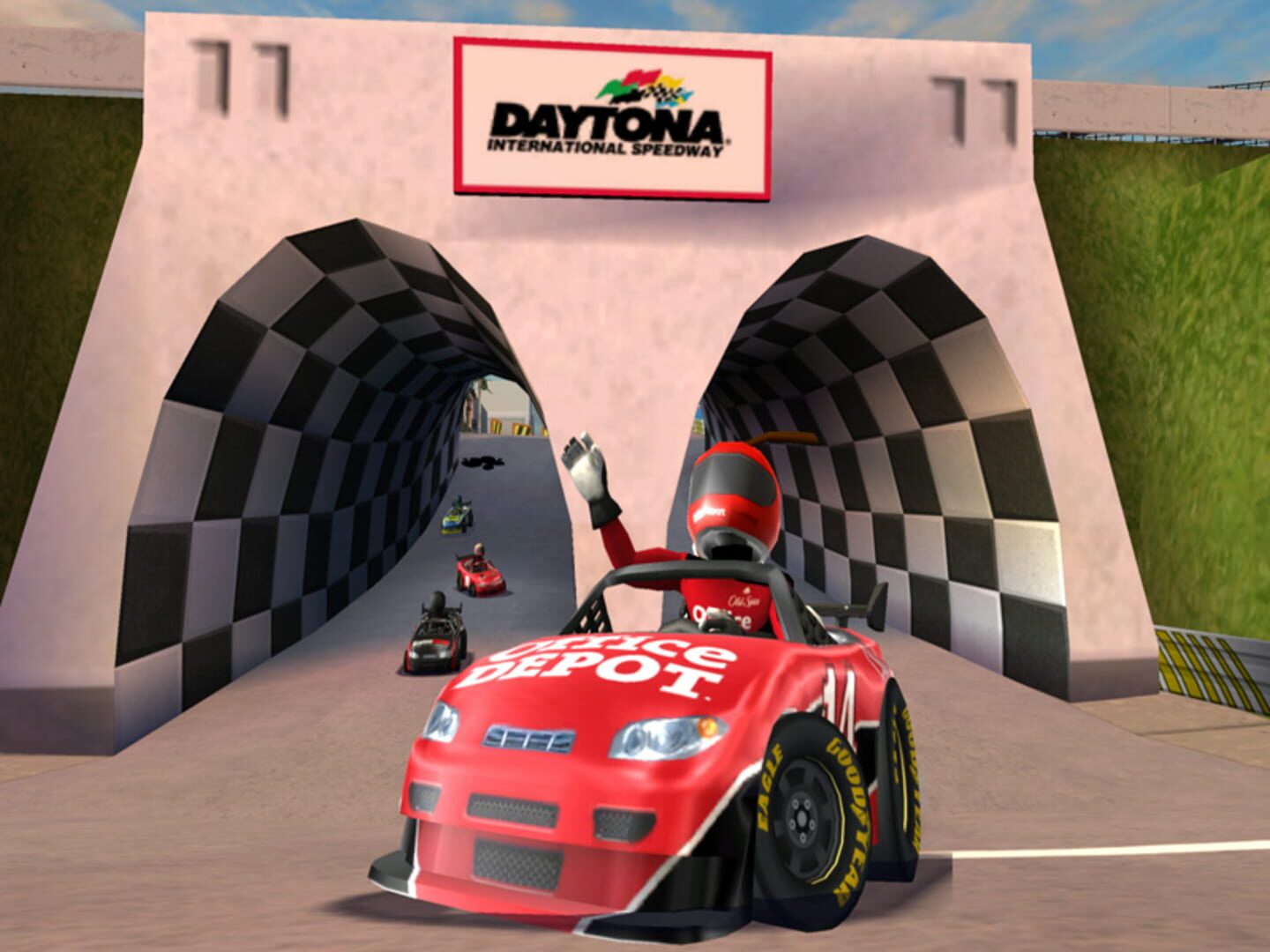 Screenshot for NASCAR Kart Racing