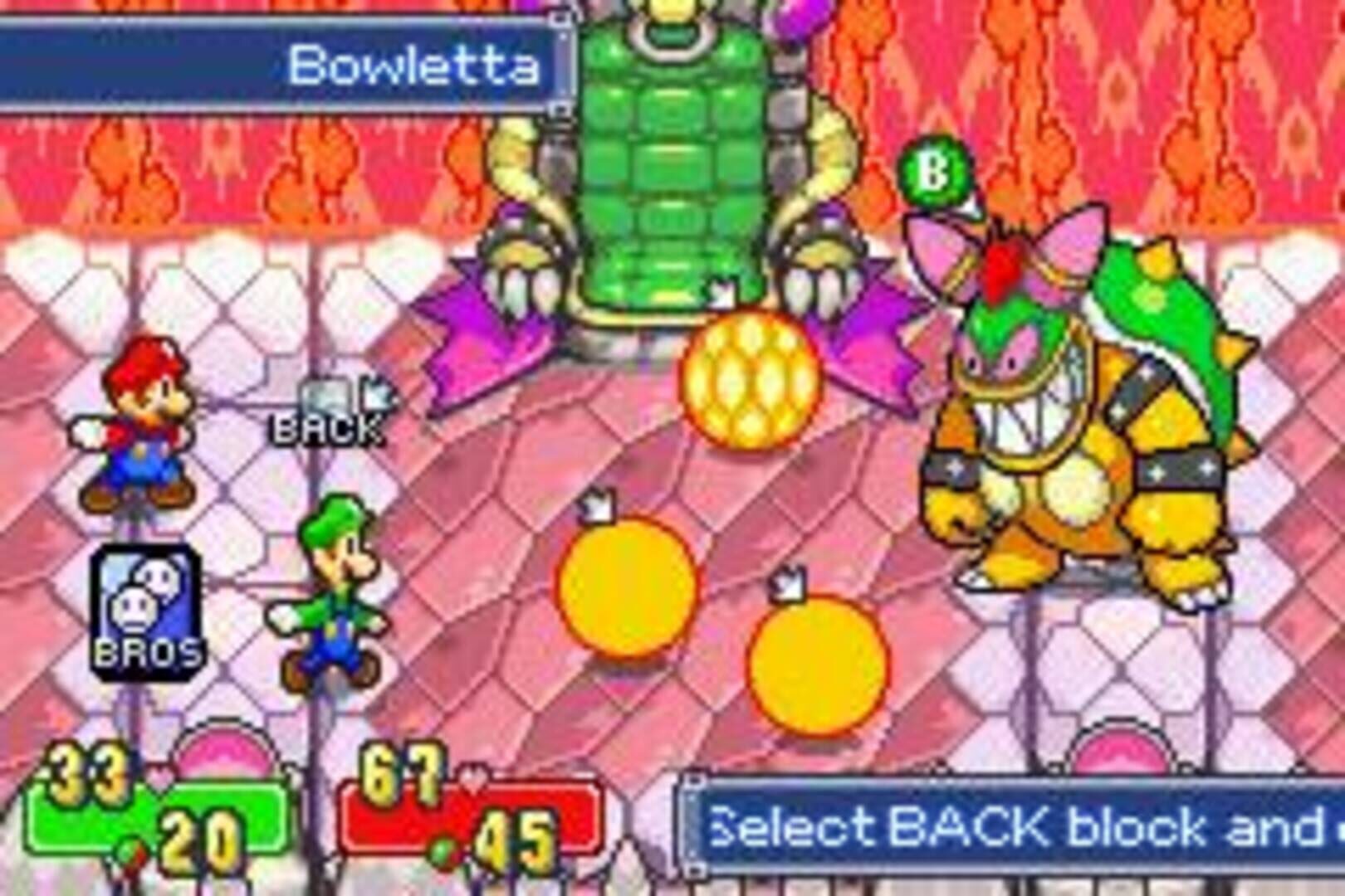 Screenshot for Mario & Luigi: Superstar Saga