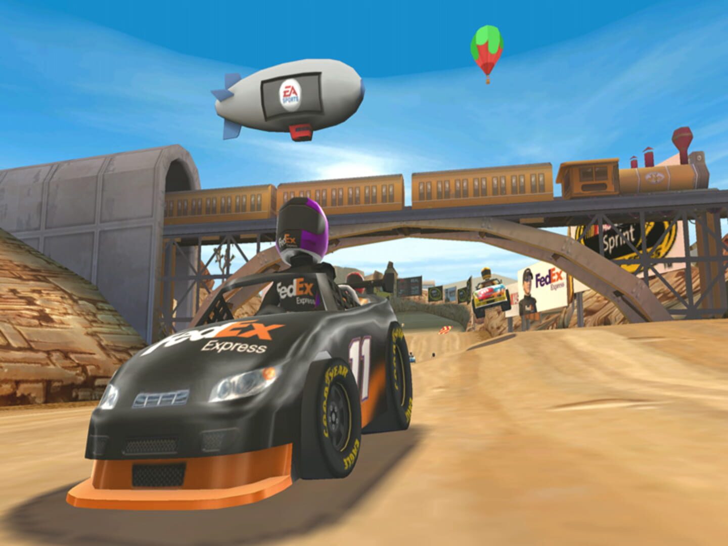 Screenshot for NASCAR Kart Racing