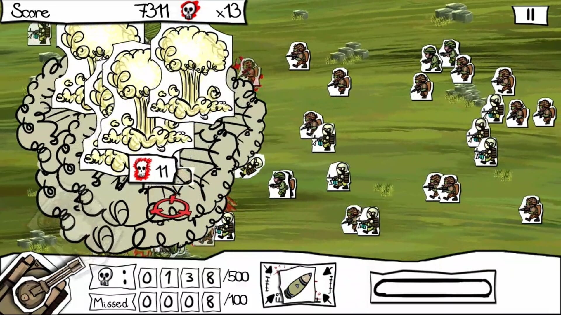 Screenshot for Paper Wars: Cannon Fodder Devastated