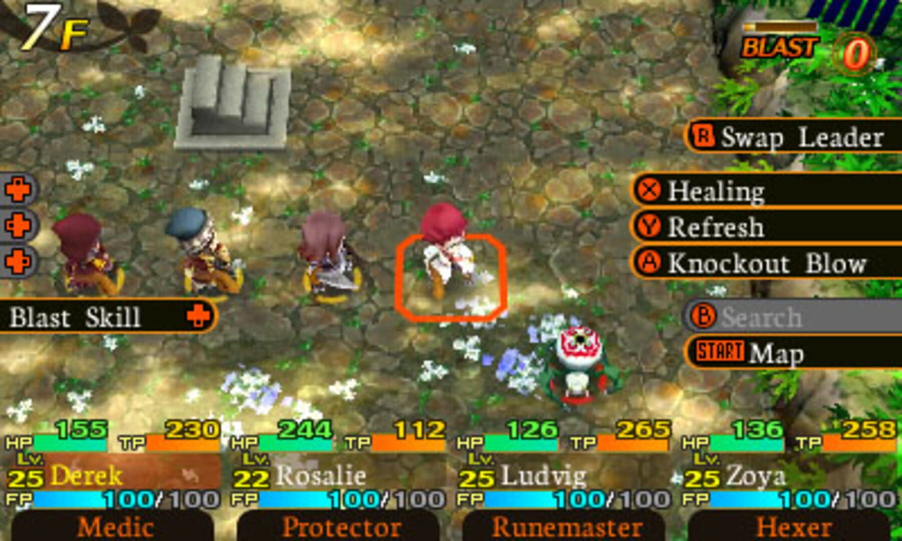 Screenshot for Etrian Mystery Dungeon