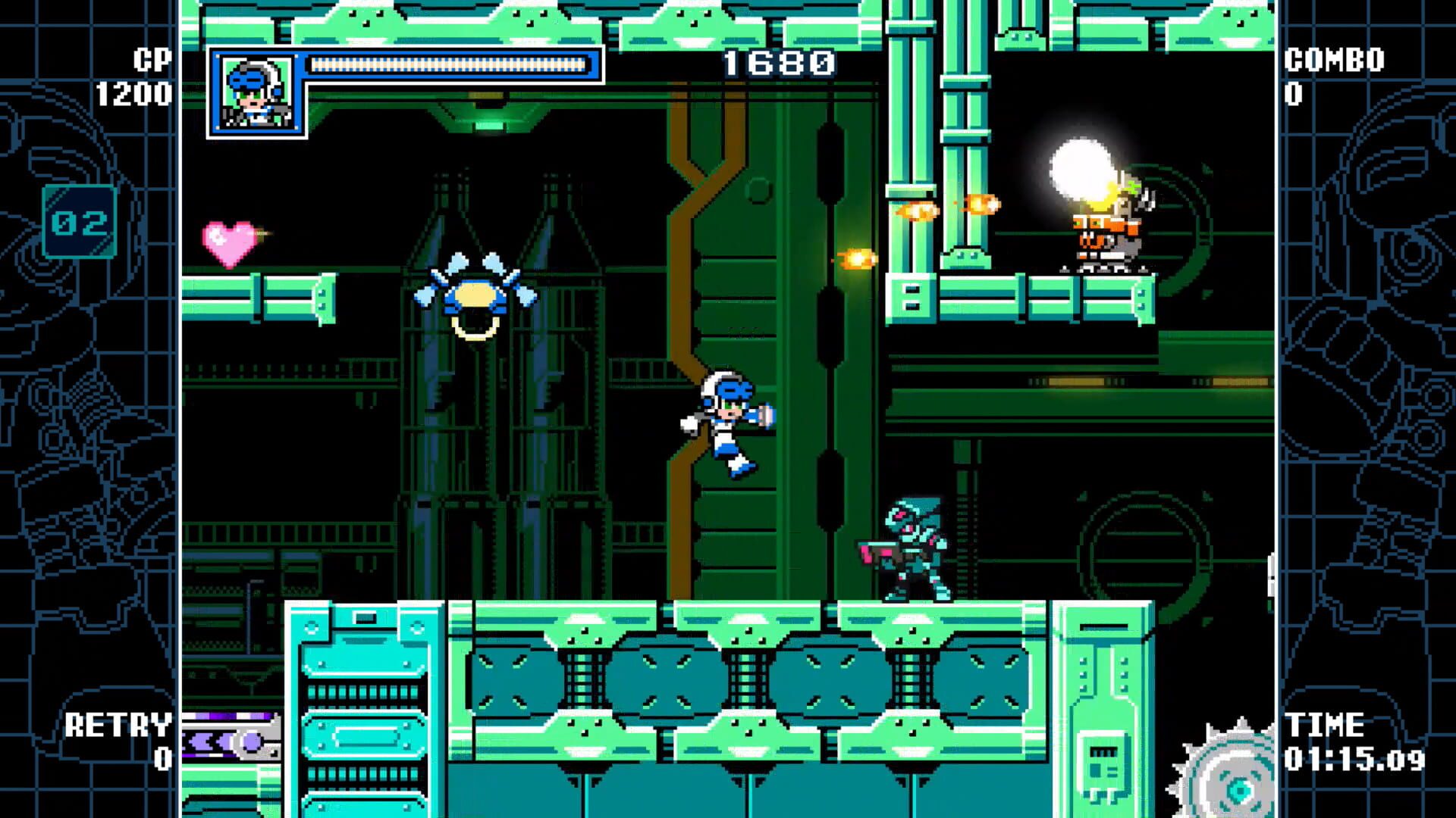 Screenshot for Mighty Gunvolt Burst