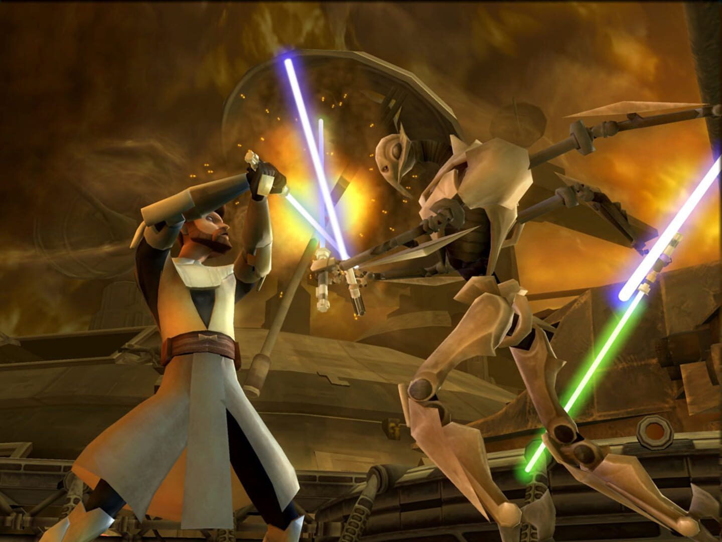 Screenshot for Star Wars: The Clone Wars - Lightsaber Duels