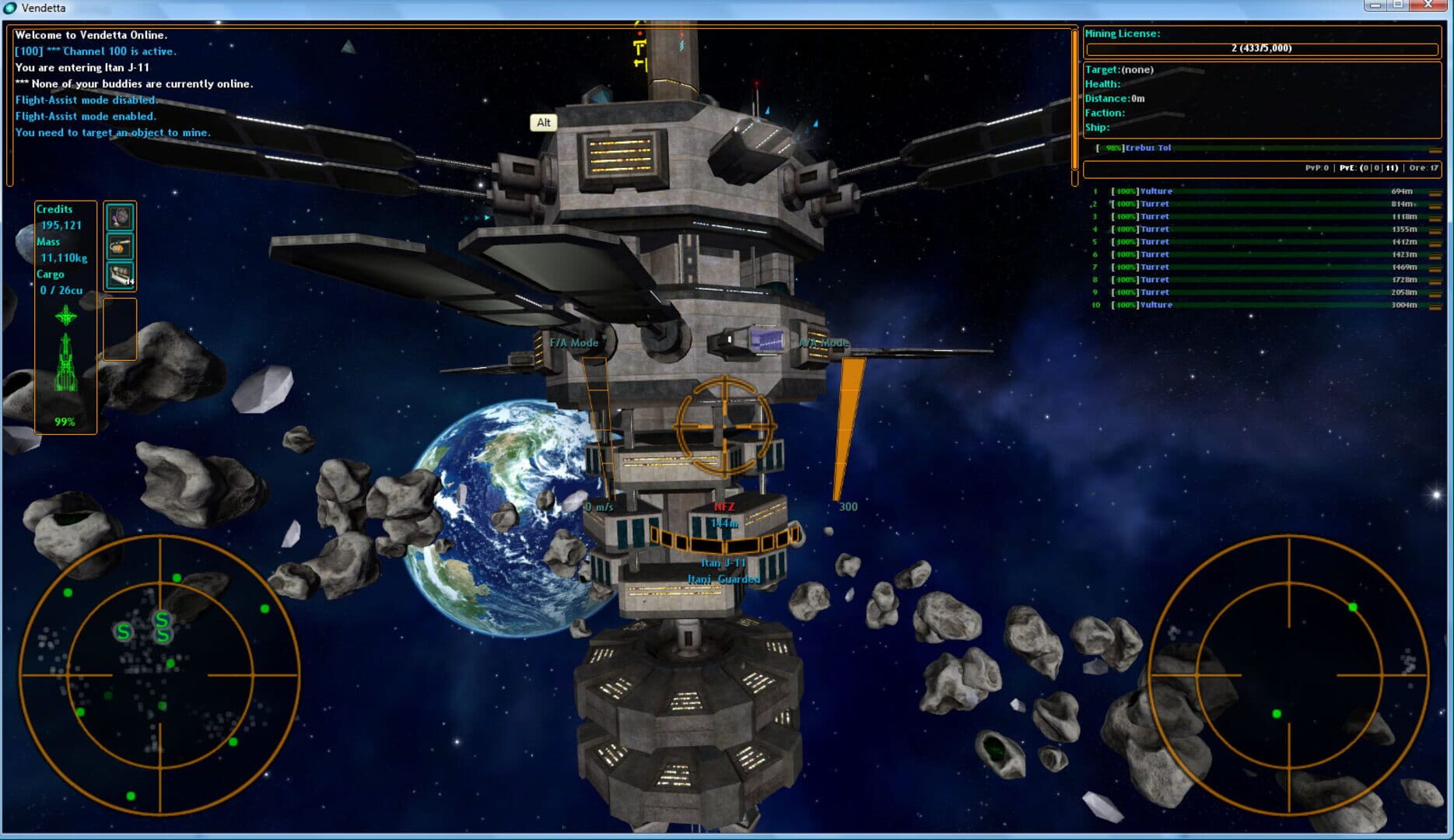 Screenshot for Vendetta Online