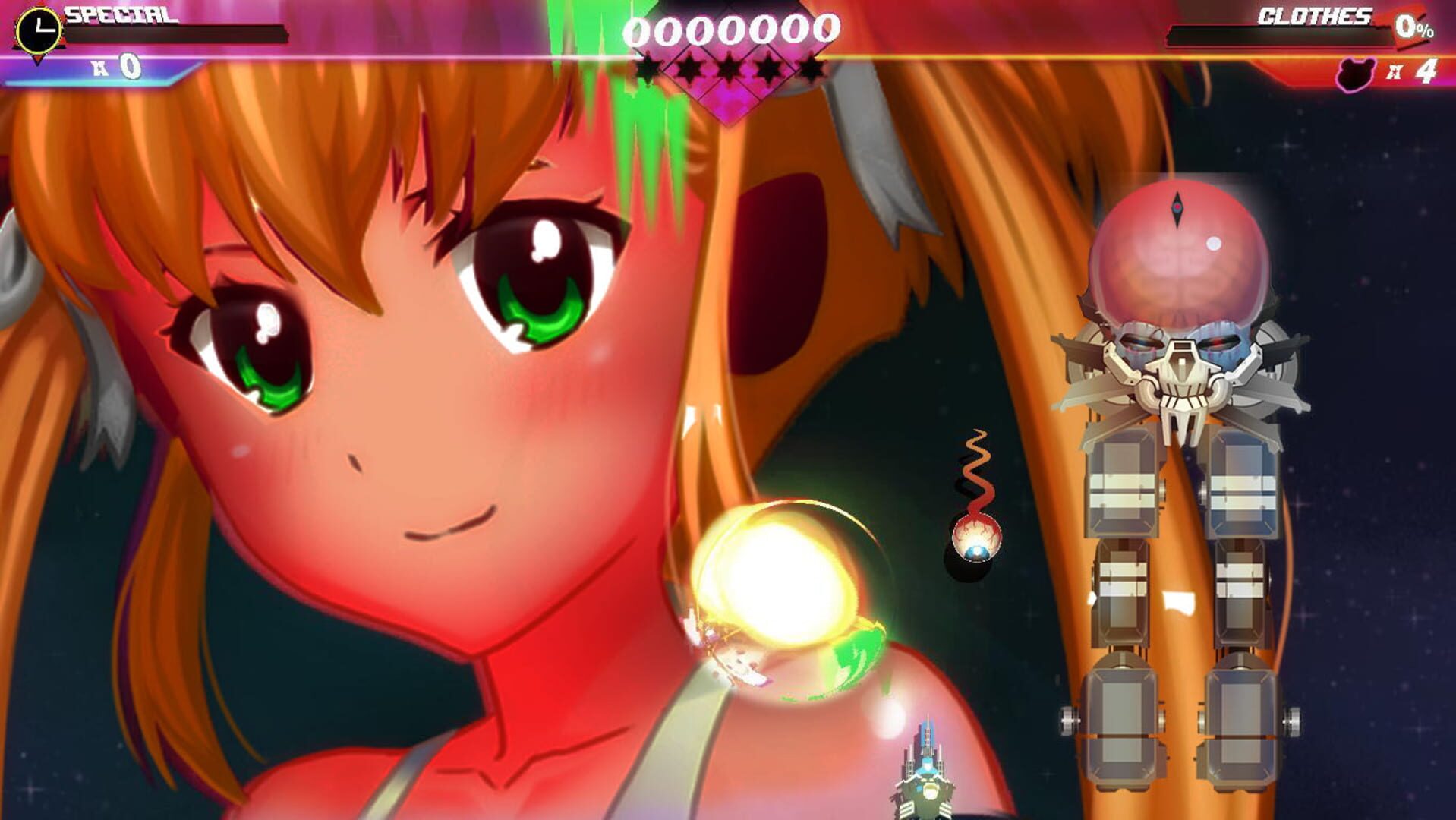 Screenshot for Deep Space Waifu: Flat Justice