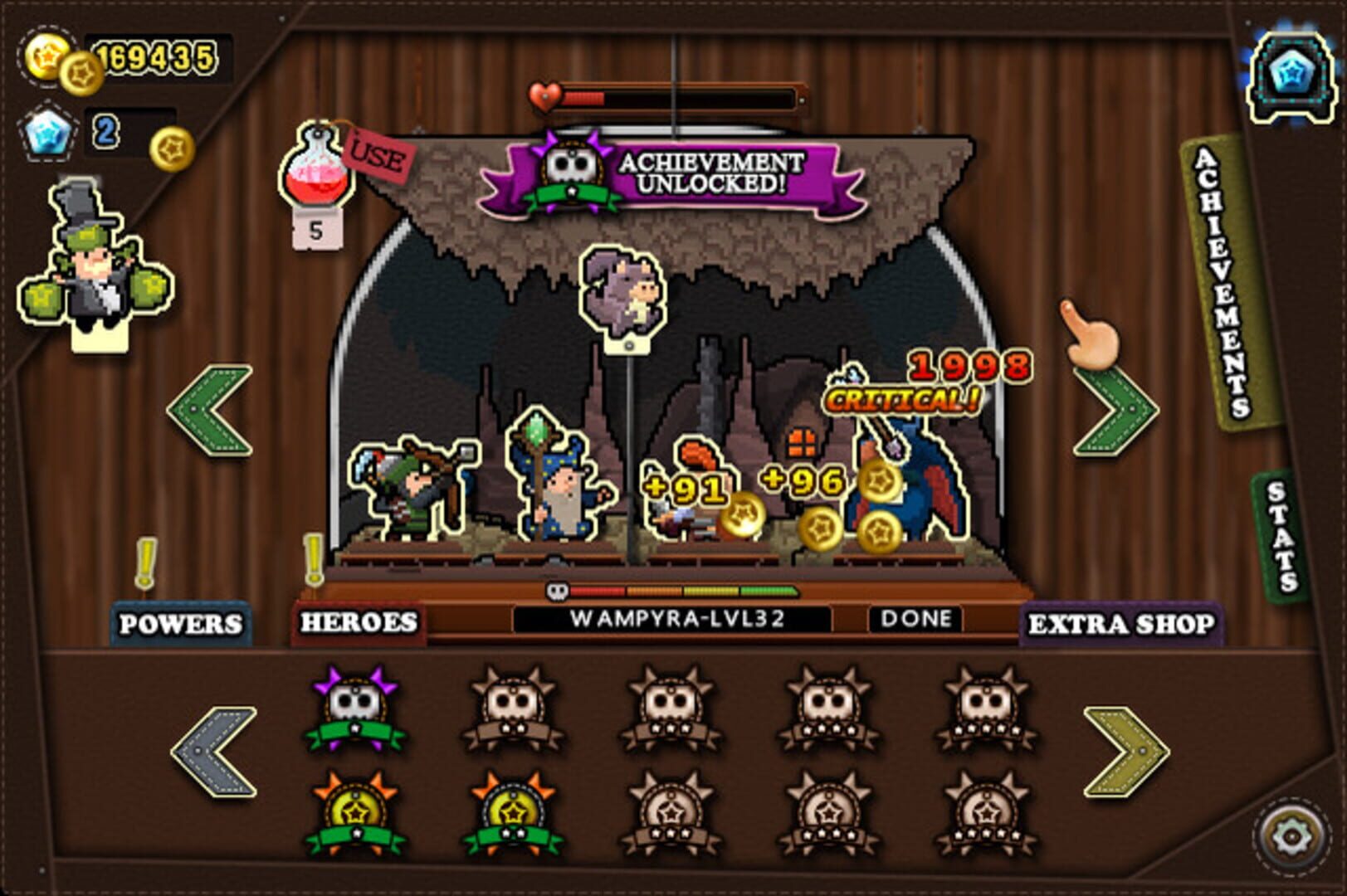 Screenshot for Tap Heroes
