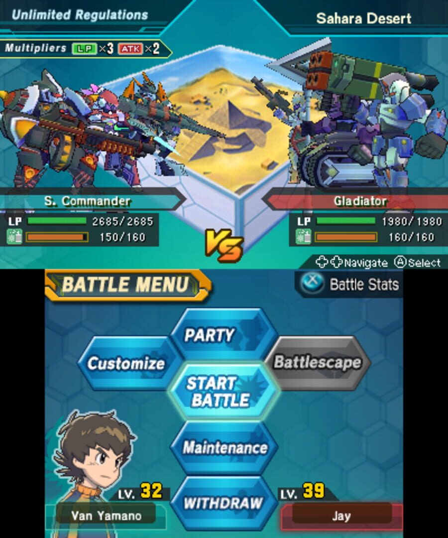 Screenshot for LBX: Little Battlers eXperience