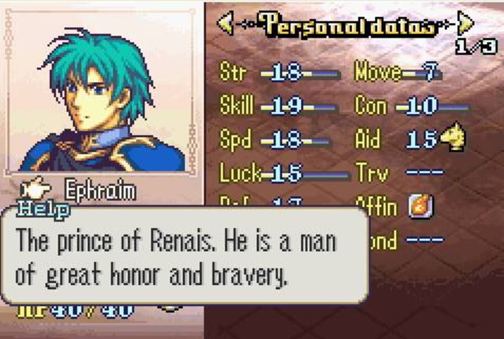 Screenshot for Fire Emblem: The Sacred Stones