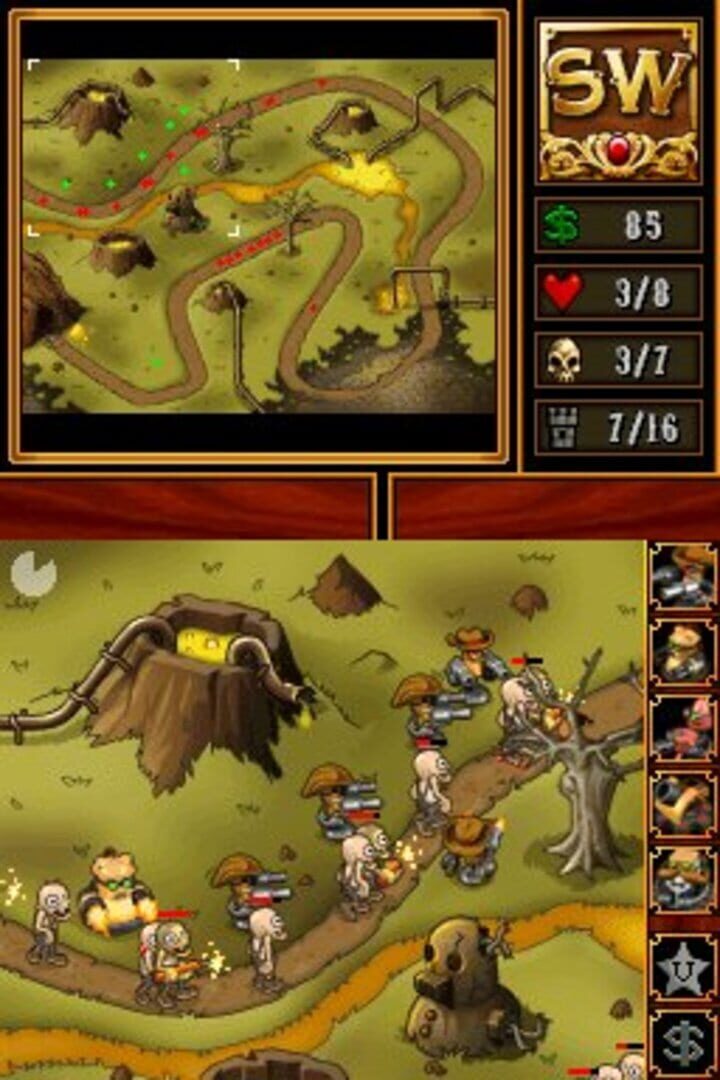 Screenshot for SteamWorld Tower Defense