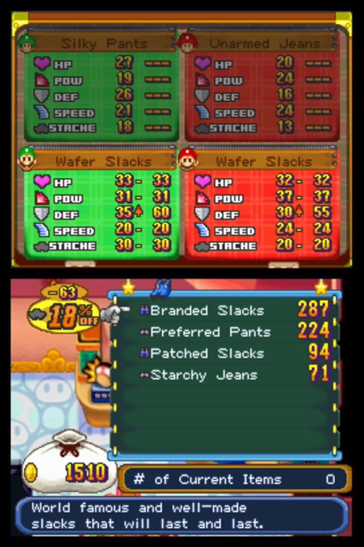 Screenshot for Mario & Luigi: Partners in Time