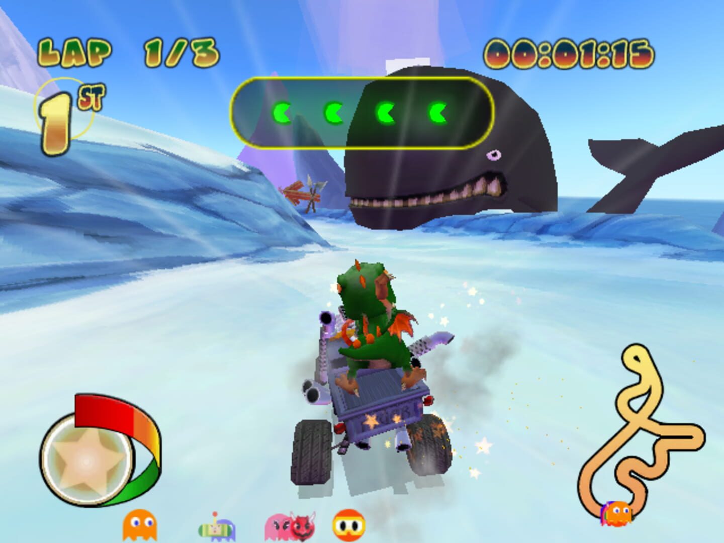 Screenshot for Pac-Man World Rally