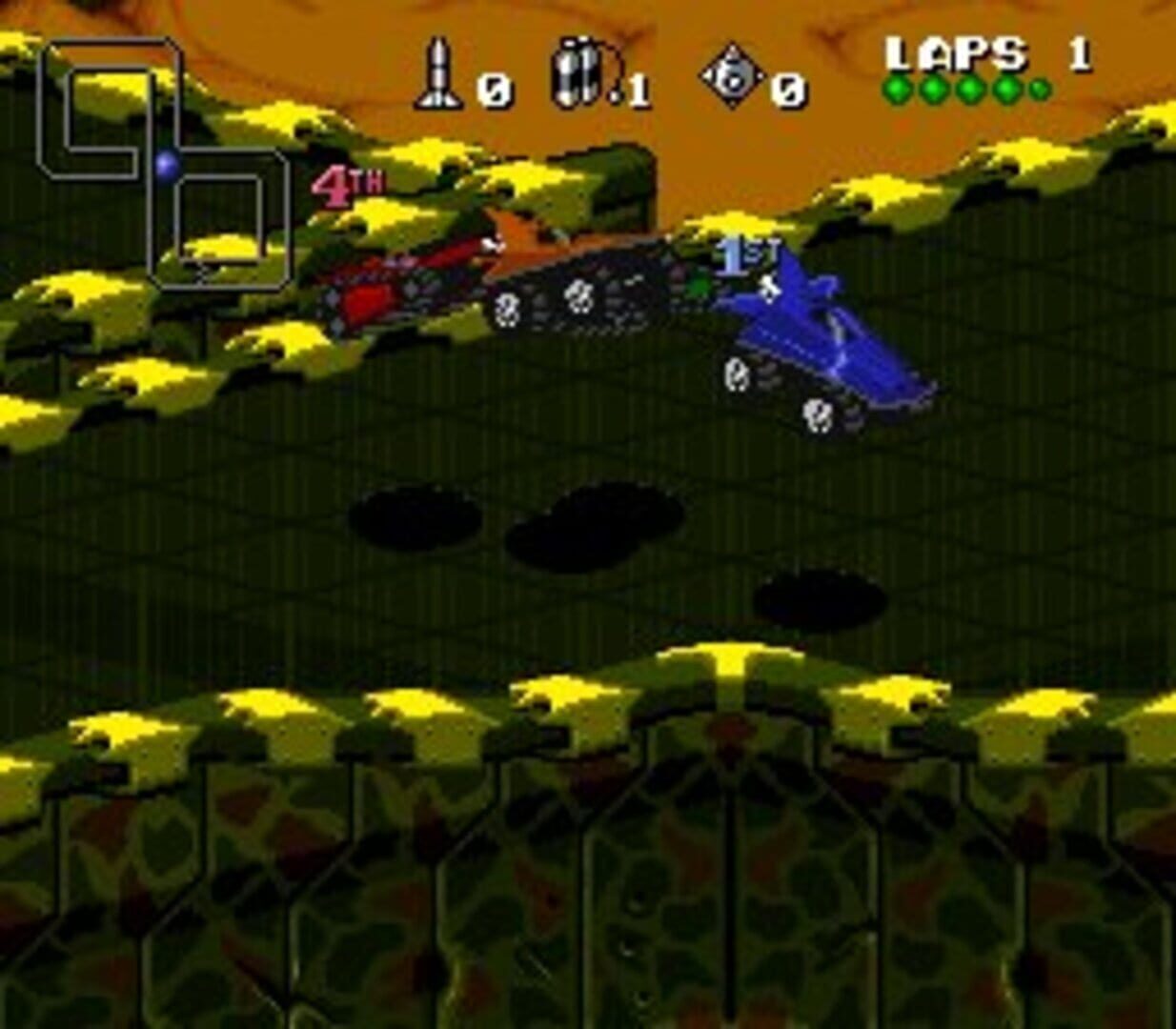 Screenshot for Rock n' Roll Racing