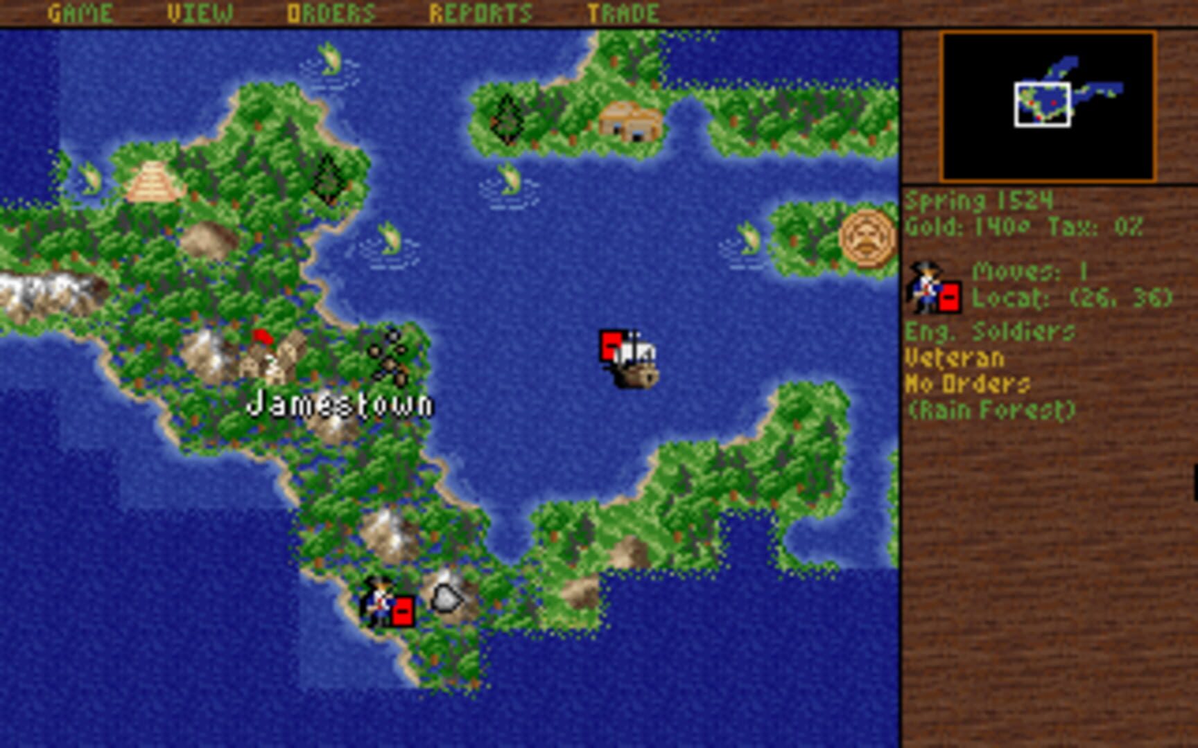 Screenshot for Sid Meier's Colonization