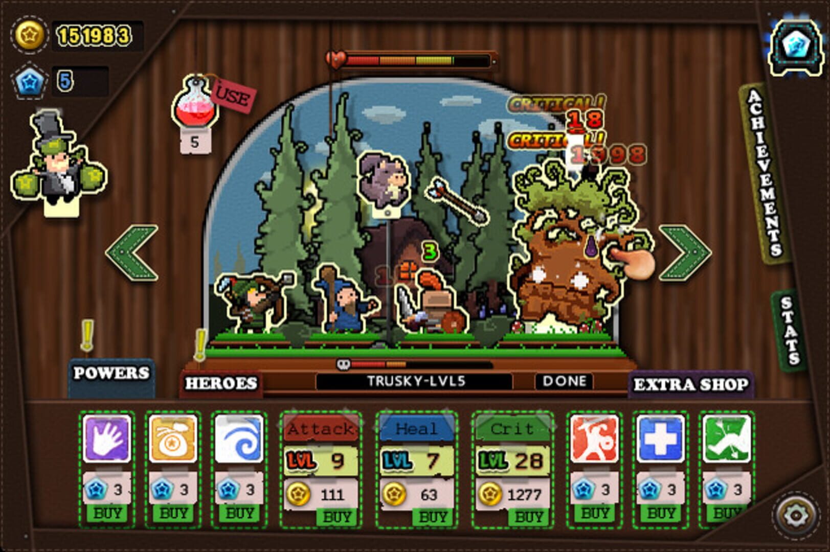 Screenshot for Tap Heroes