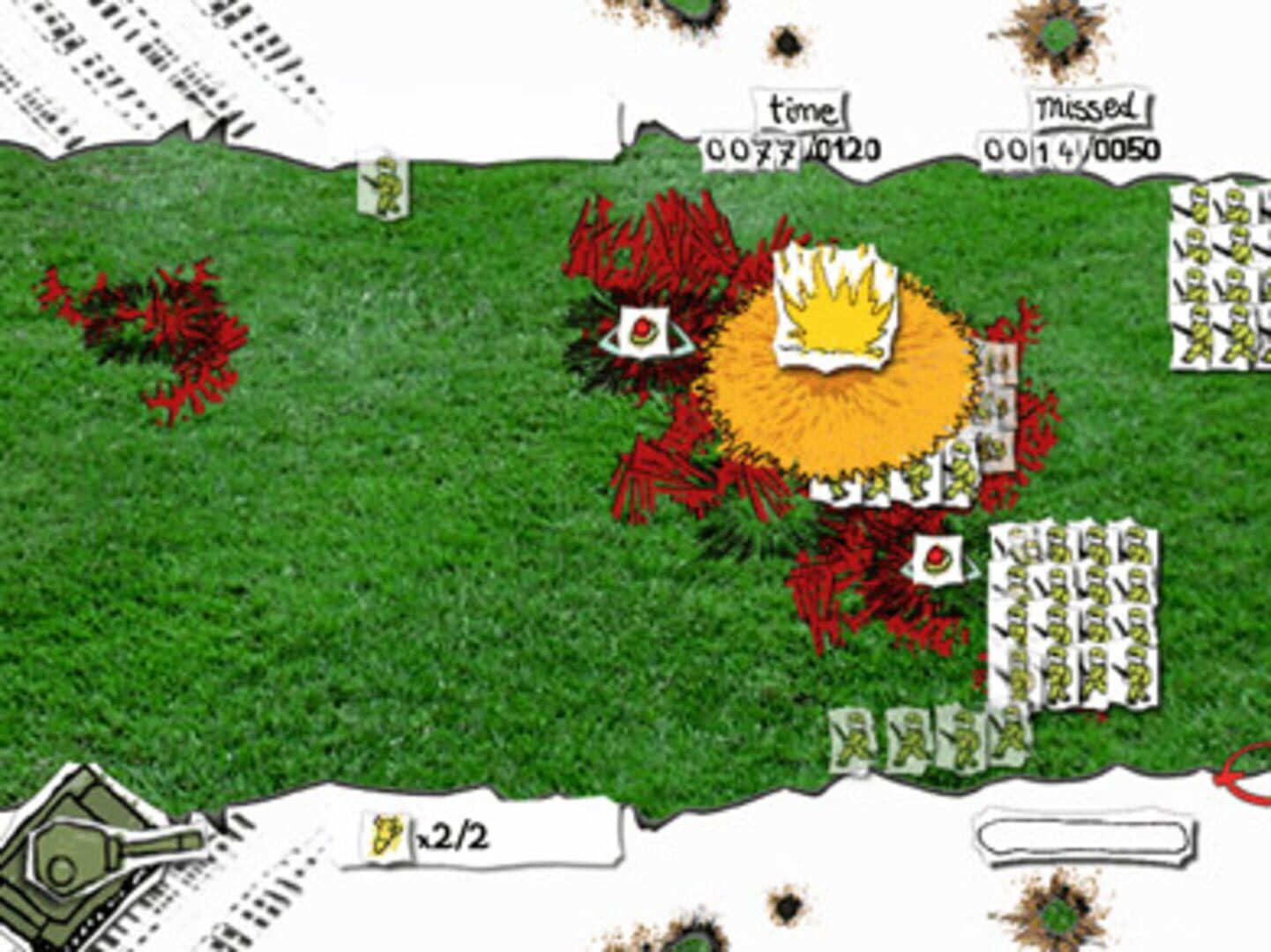 Screenshot for Paper Wars: Cannon Fodder!