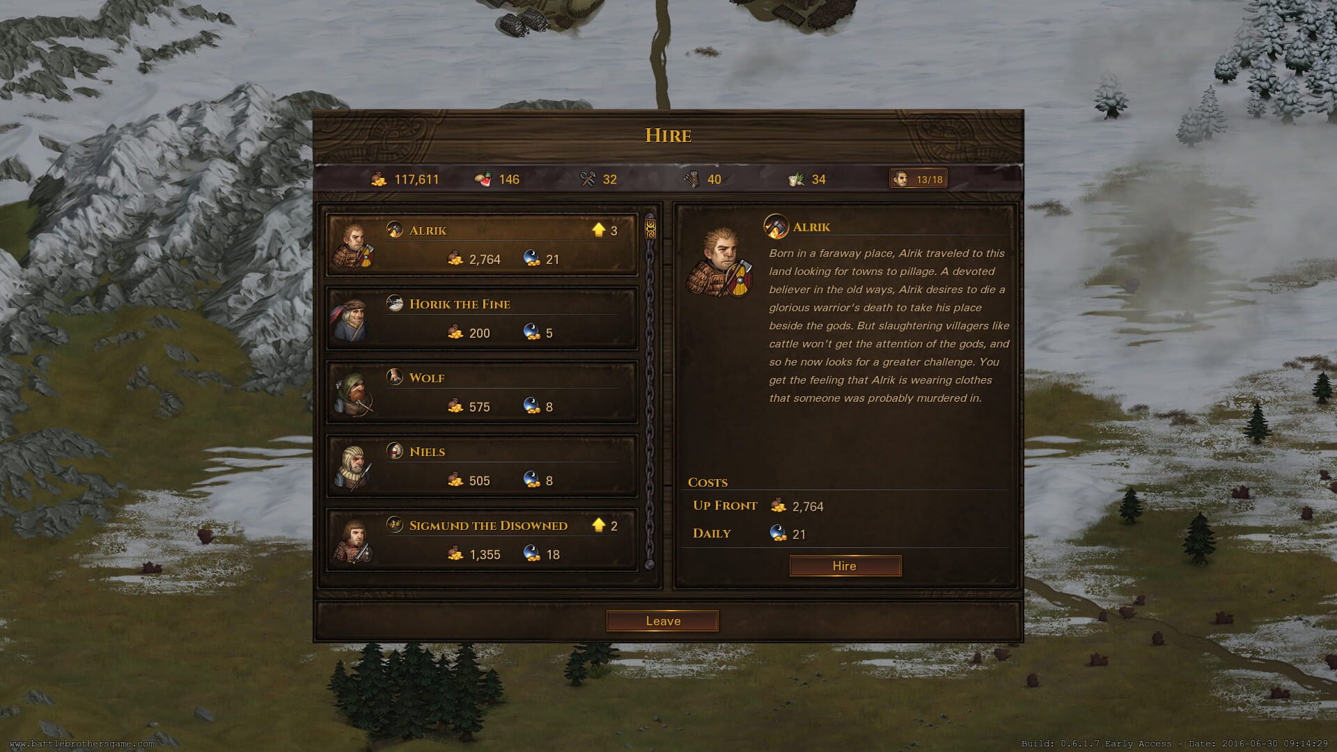 Screenshot for Battle Brothers