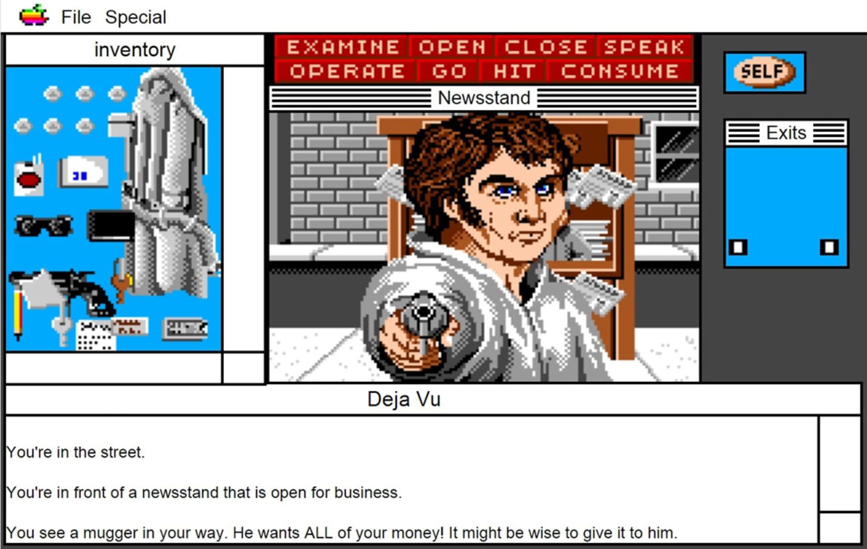 Screenshot for Deja Vu: MacVenture Series