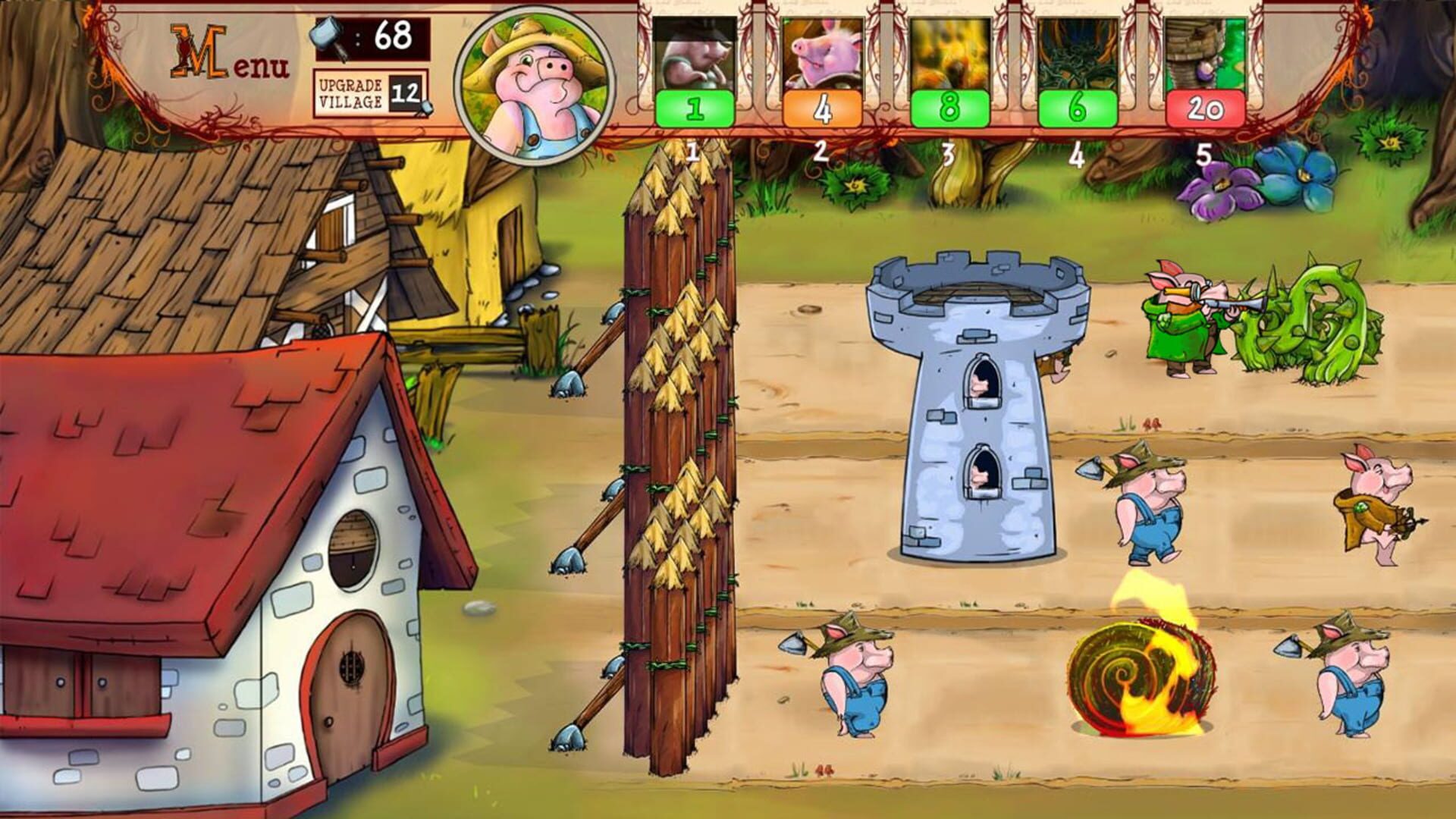 Screenshot for Bacon Tales: Between Pigs and Wolves