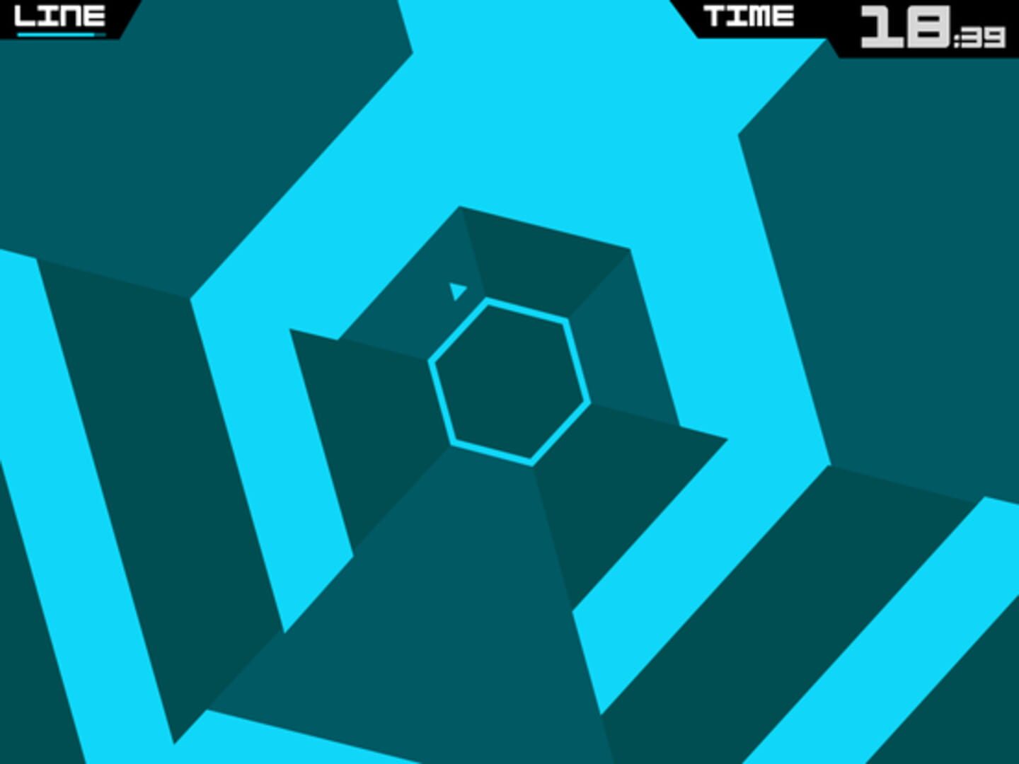 Screenshot for Super Hexagon