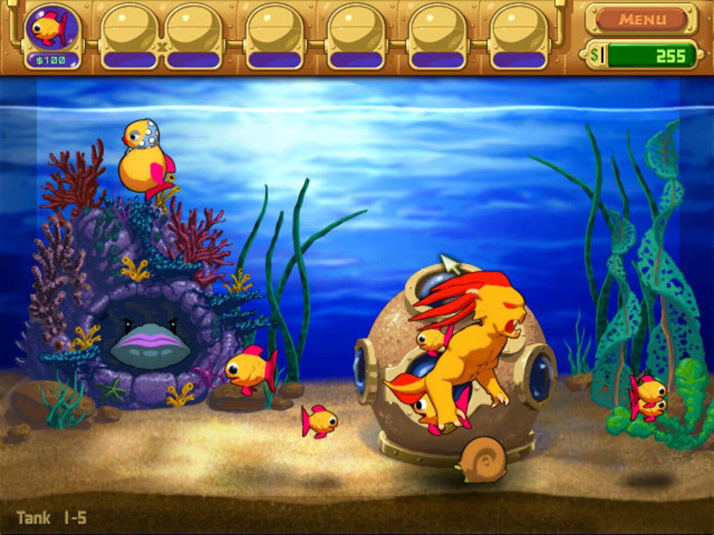 Screenshot for Insaniquarium! Deluxe