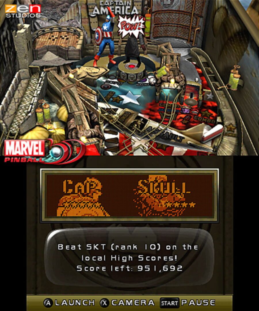Screenshot for Marvel Pinball 3D