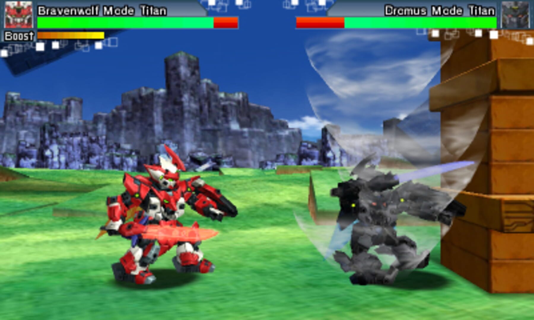 Screenshot for Tenkai Knights: Brave Battle