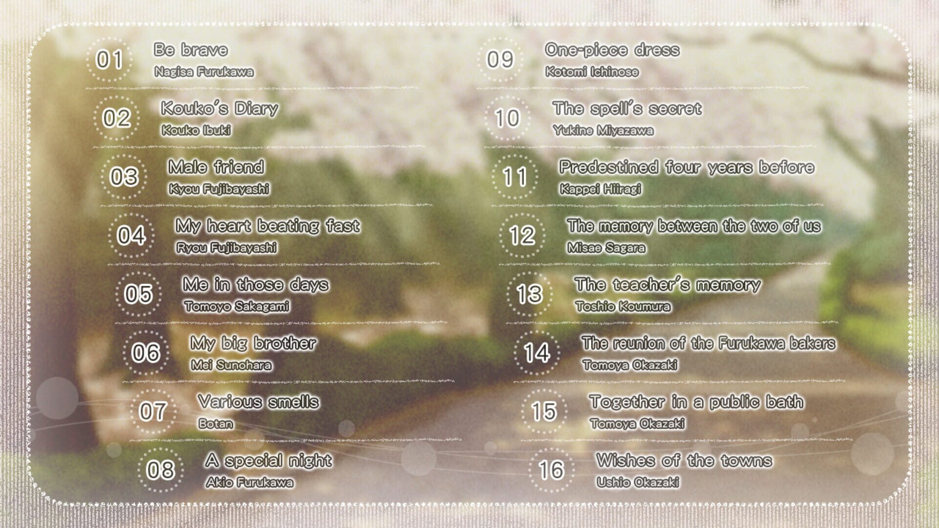 Screenshot for Clannad Side Stories