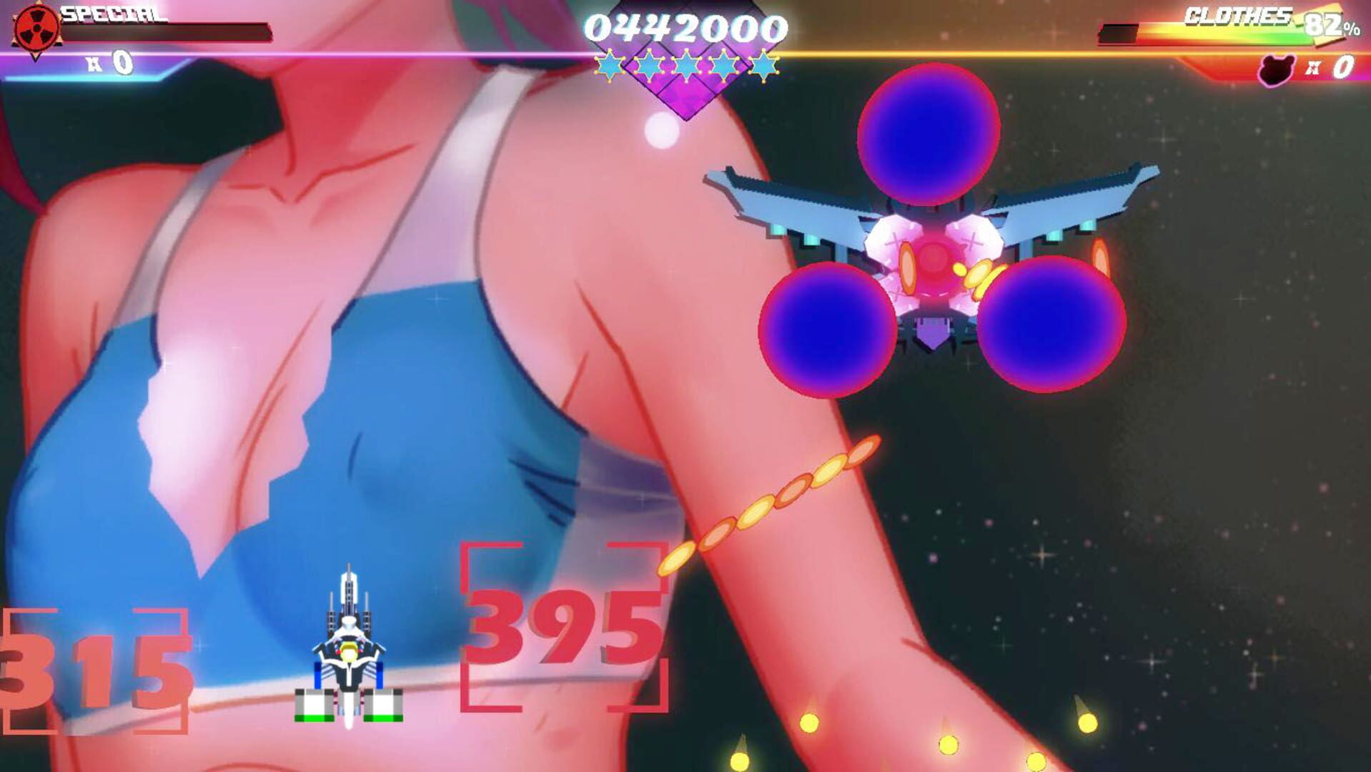 Screenshot for Deep Space Waifu: Flat Justice