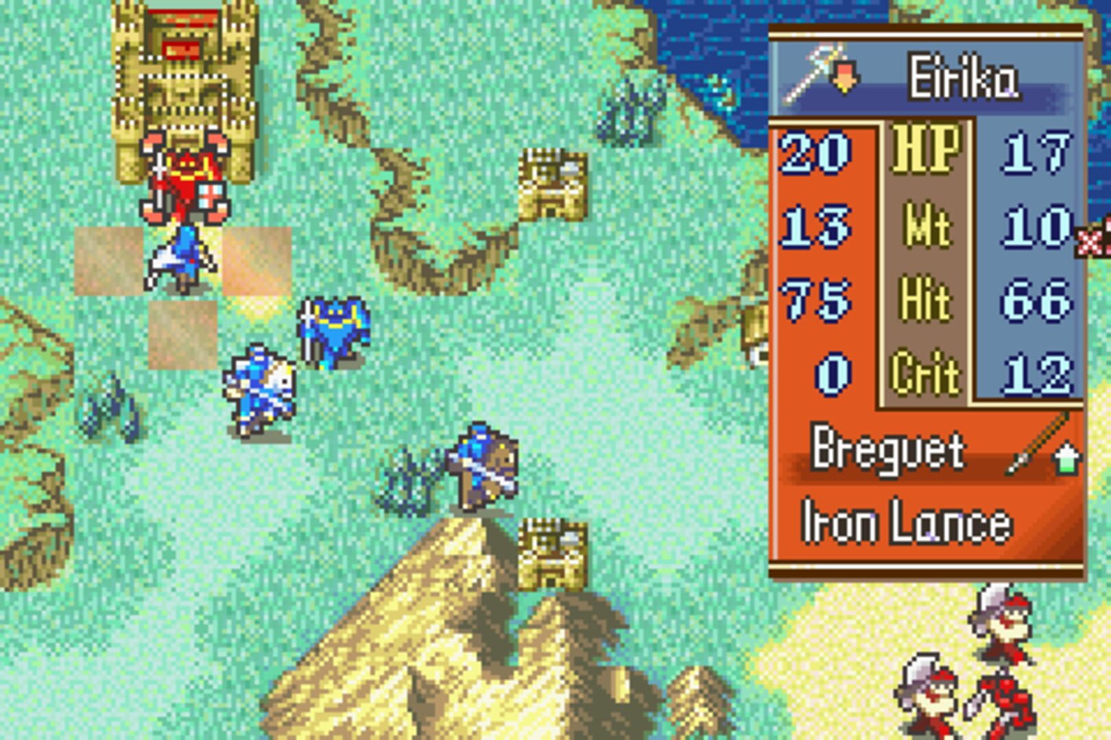Screenshot for Fire Emblem: The Sacred Stones