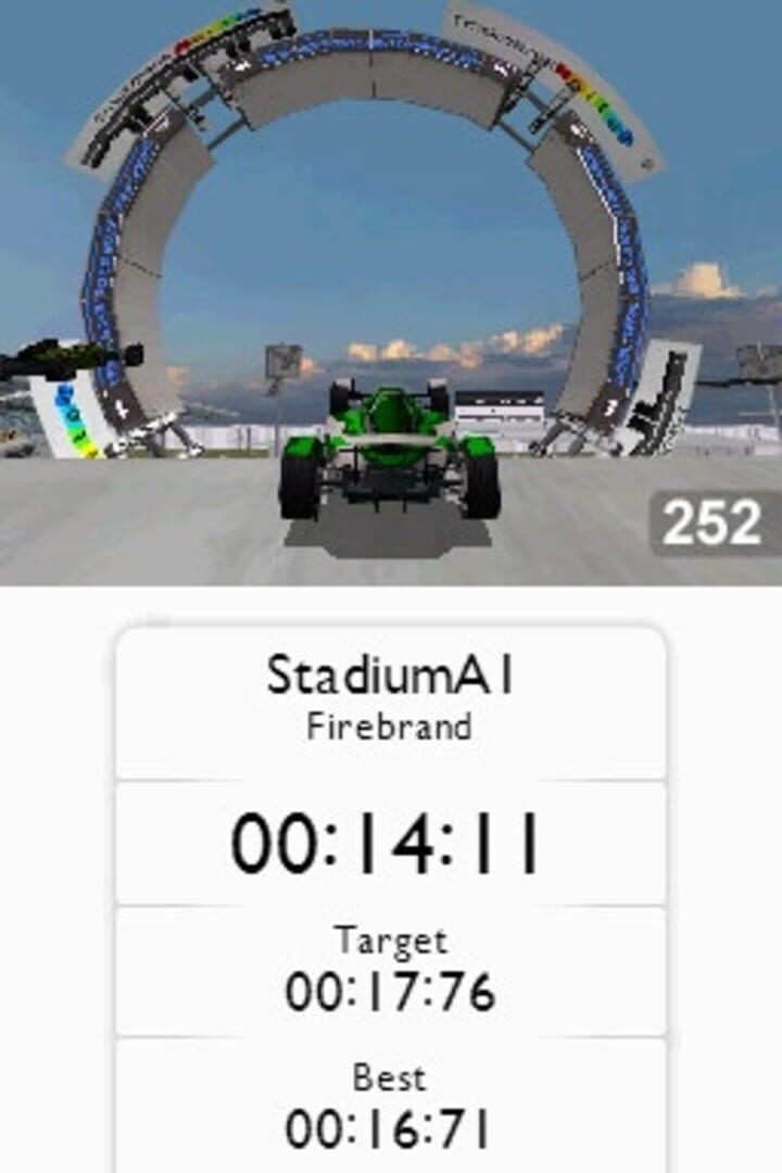 Screenshot for TrackMania DS