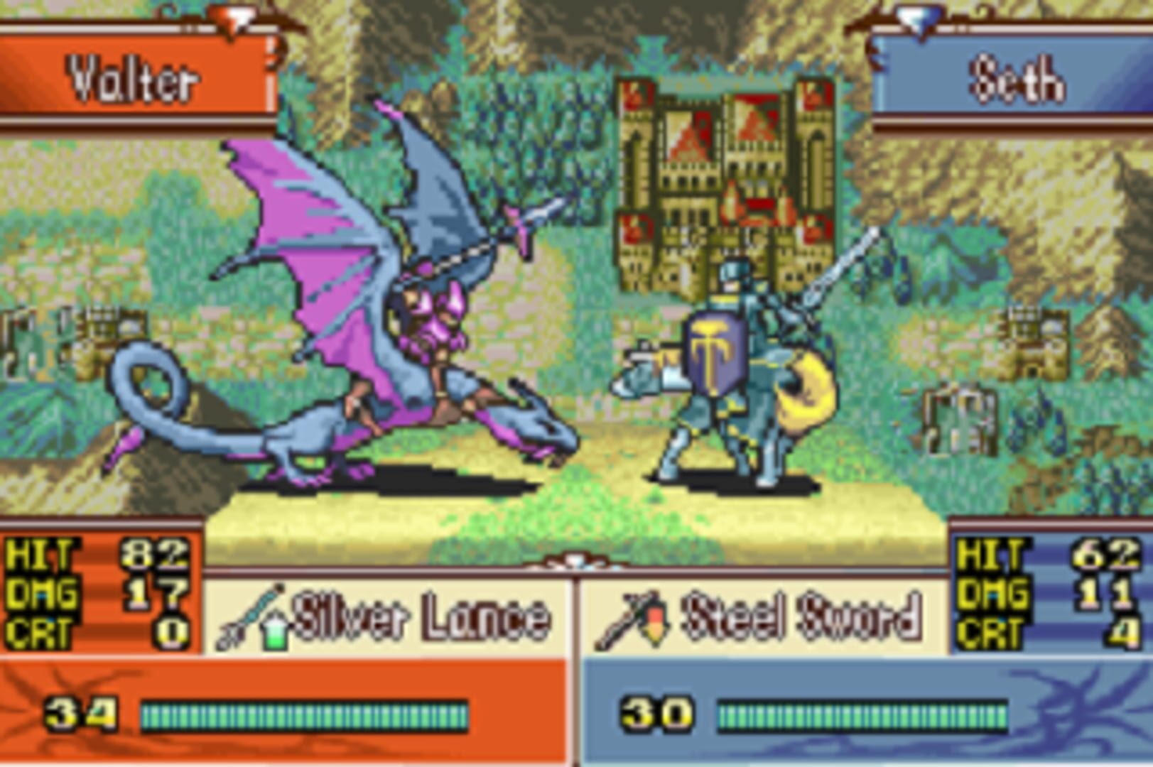 Screenshot for Fire Emblem: The Sacred Stones