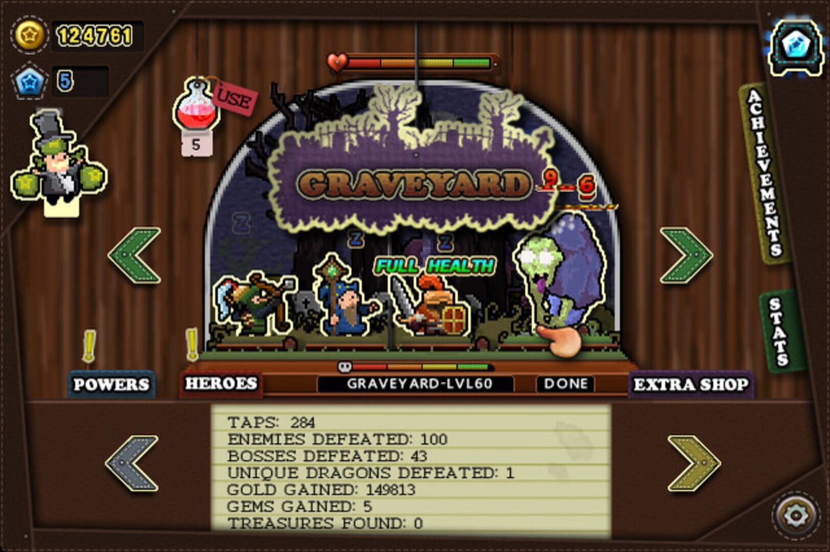 Screenshot for Tap Heroes