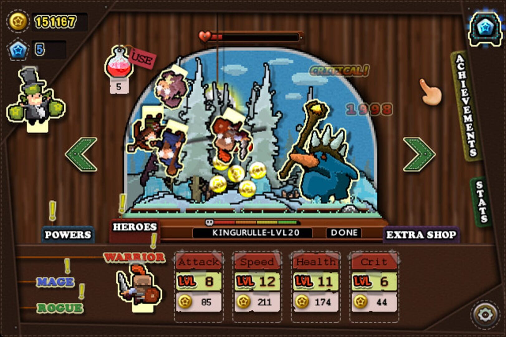 Screenshot for Tap Heroes