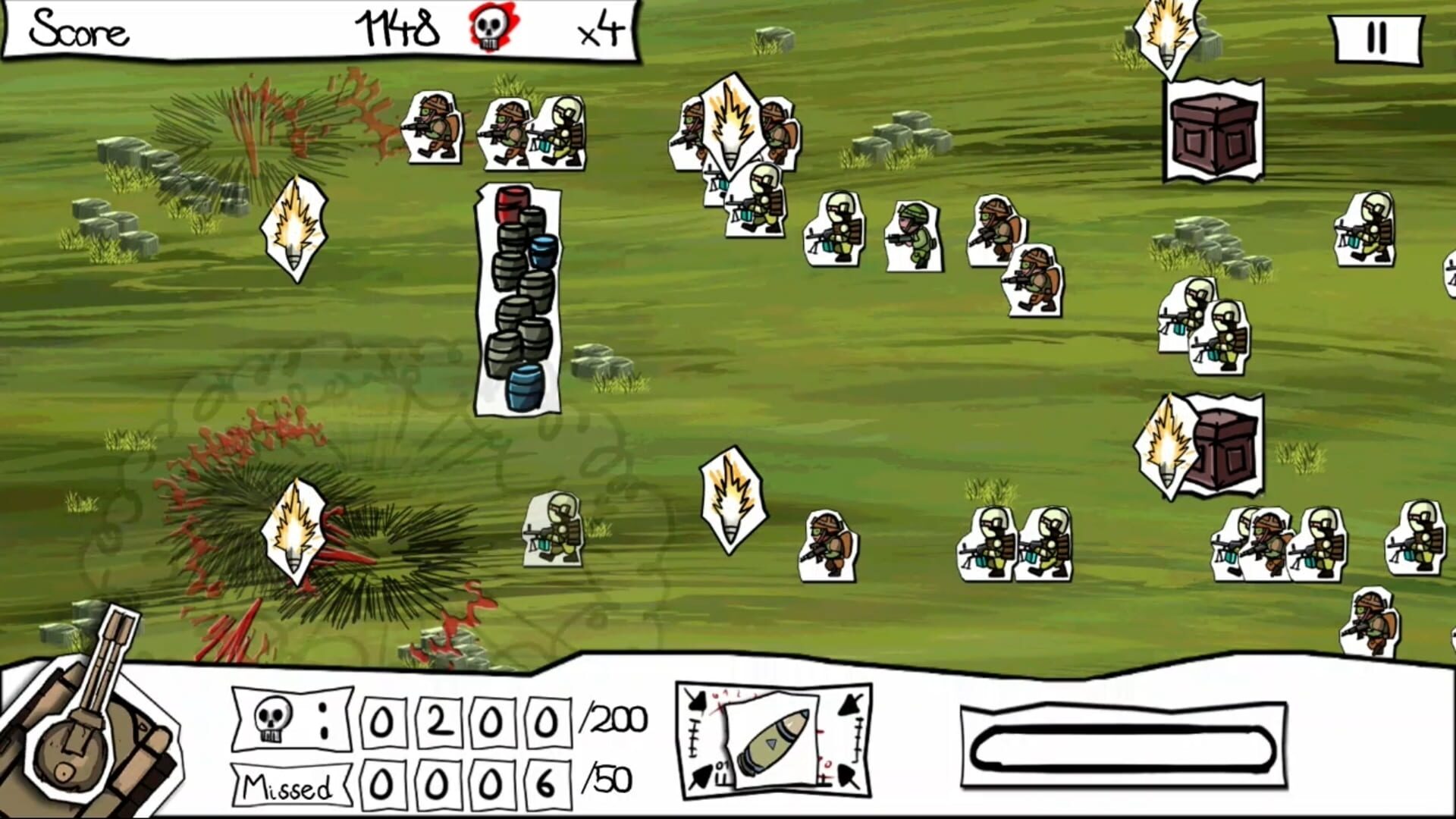 Screenshot for Paper Wars: Cannon Fodder Devastated