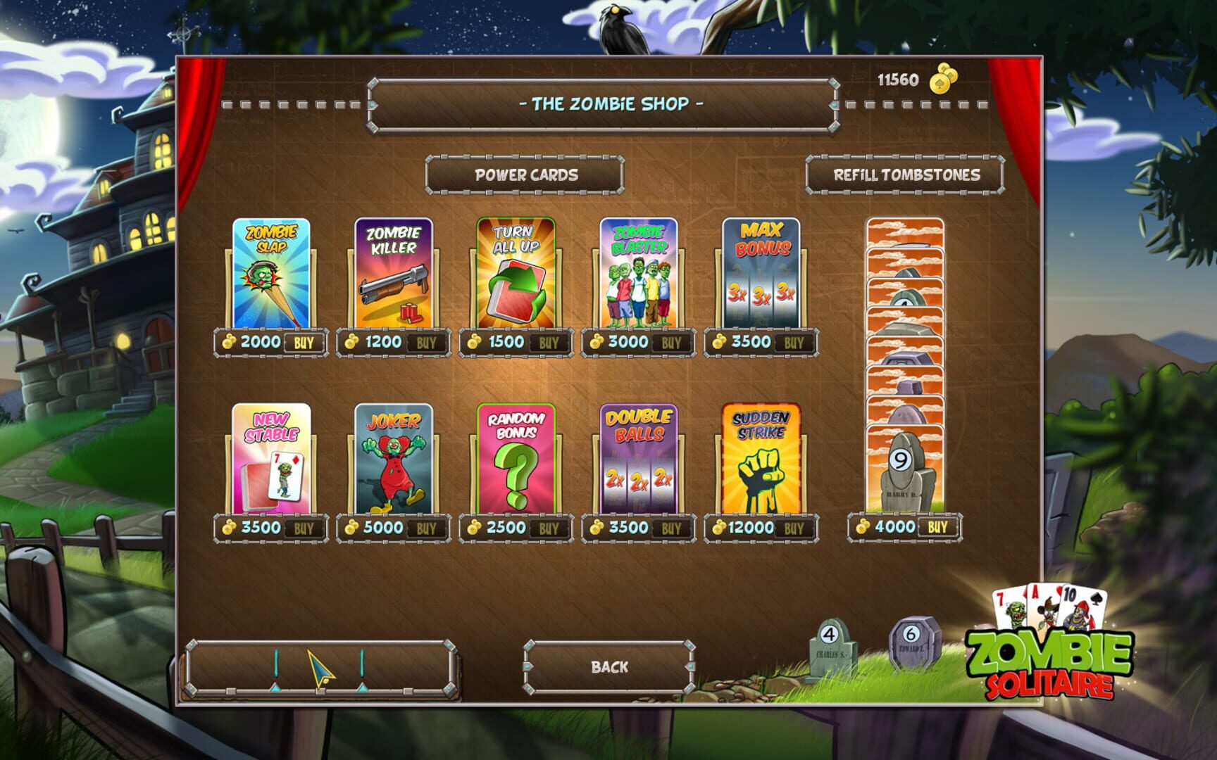 Screenshot for Zombie Solitaire