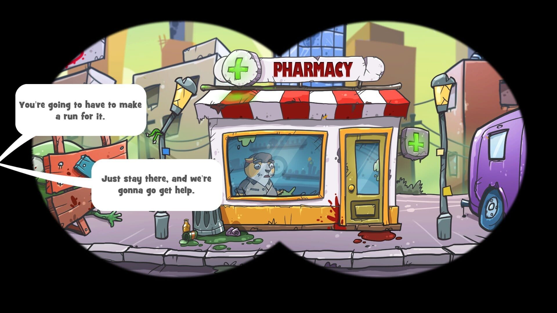 Screenshot for Scheming Through The Zombie Apocalypse: The Beginning