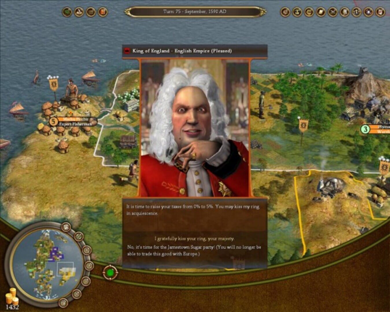 Screenshot for Sid Meier's Civilization IV: Colonization