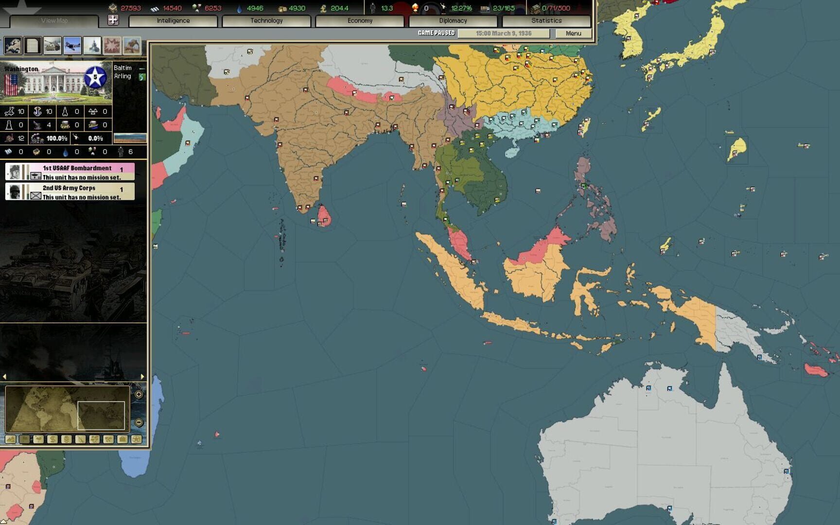 Screenshot for Darkest Hour: A Hearts of Iron Game