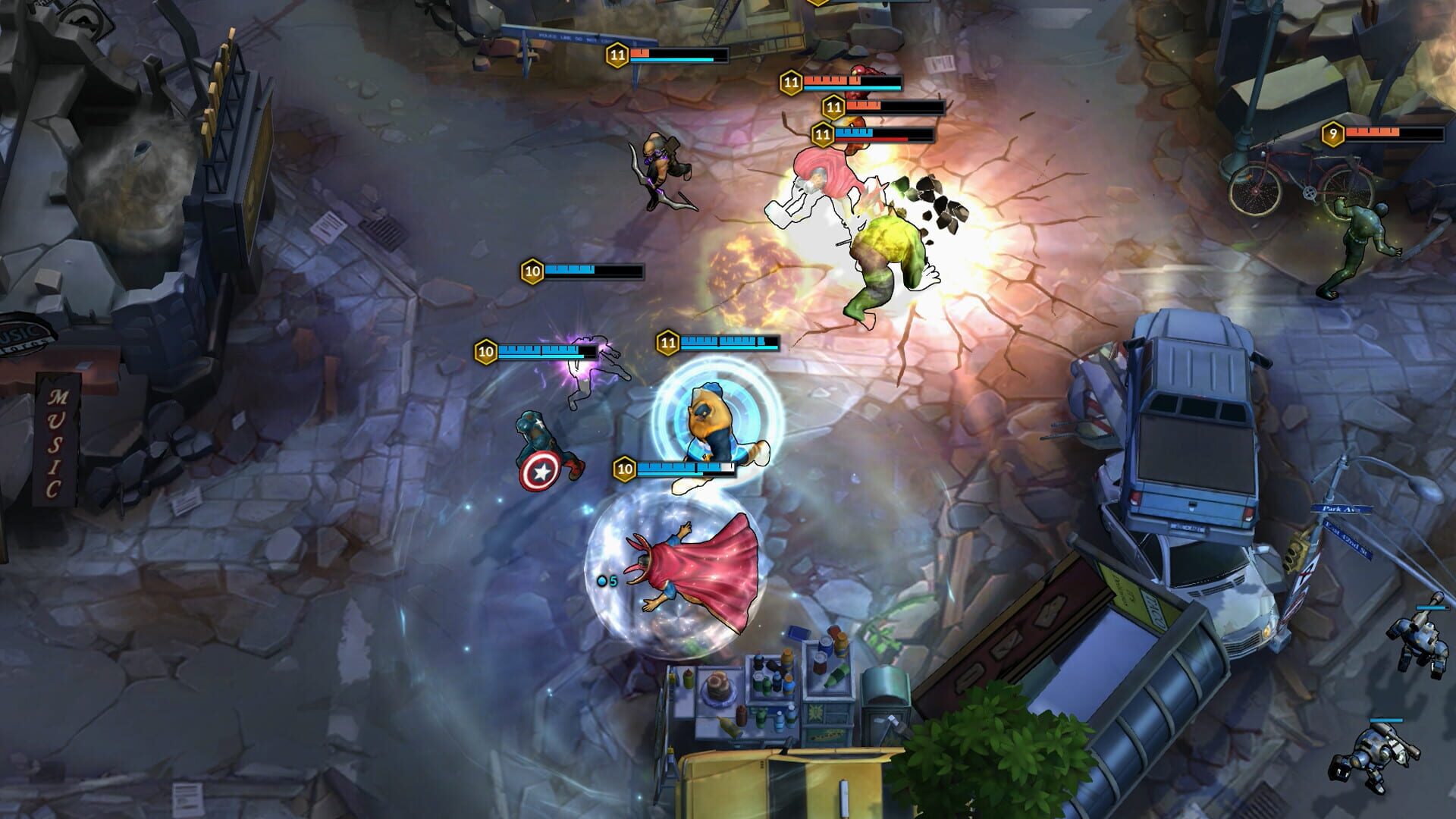 Screenshot for Marvel End Time Arena