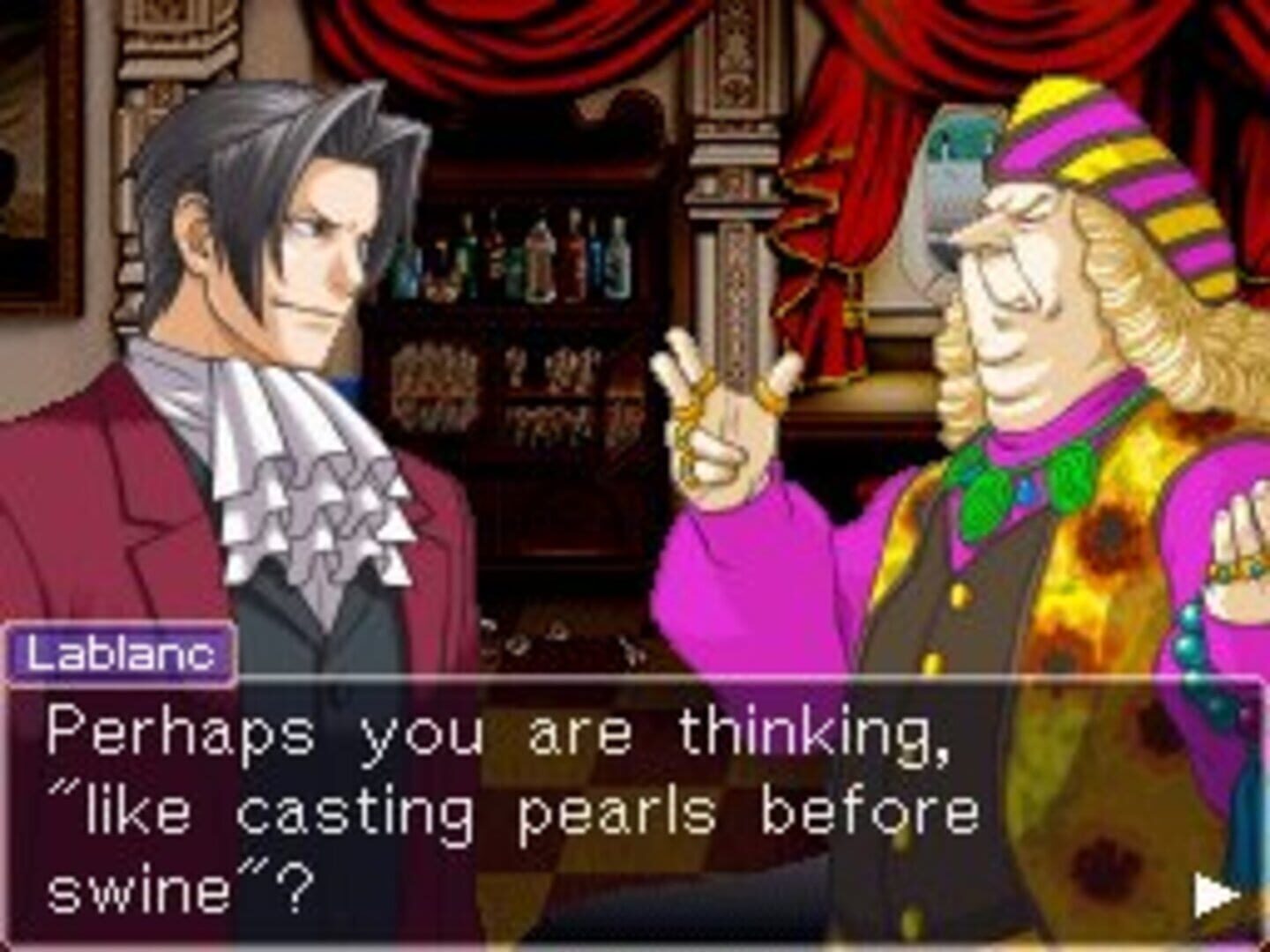 Screenshot for Ace Attorney Investigations: Miles Edgeworth