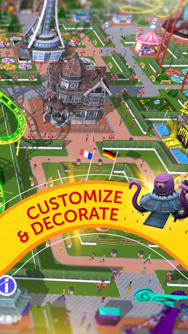Screenshot for RollerCoaster Tycoon Touch