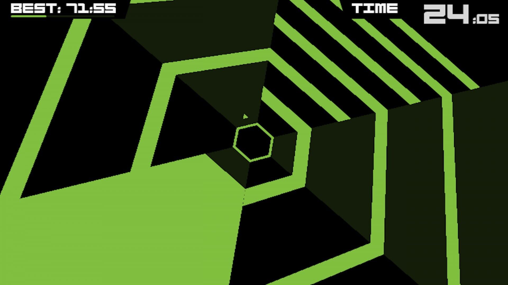 Screenshot for Super Hexagon