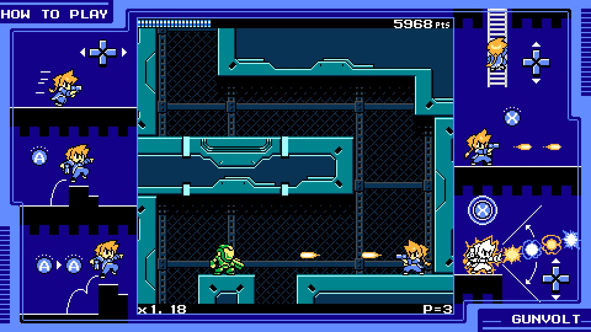 Screenshot for Mighty Gunvolt