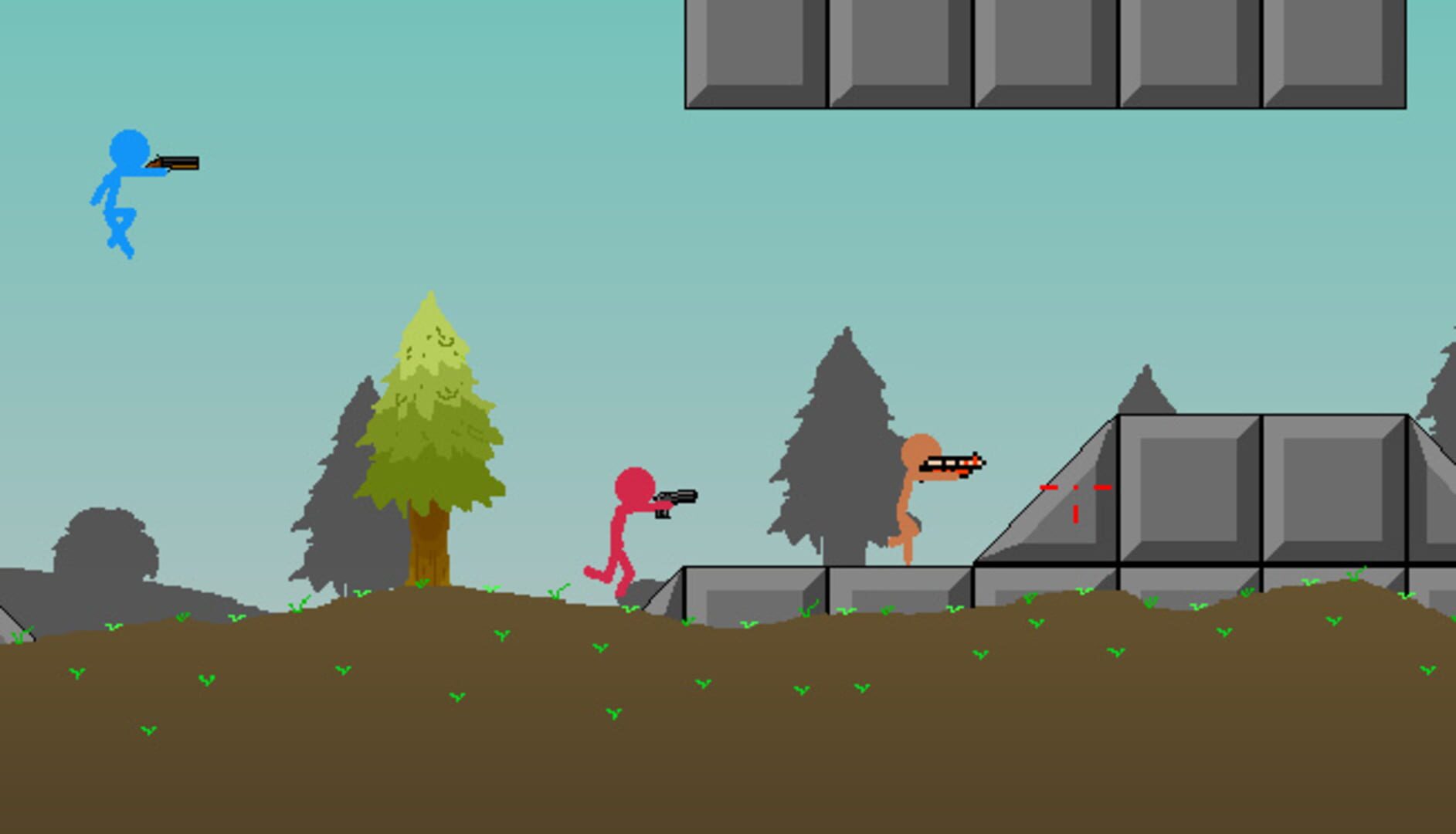 Screenshot for Boring Man: Online Tactical Stickman Combat
