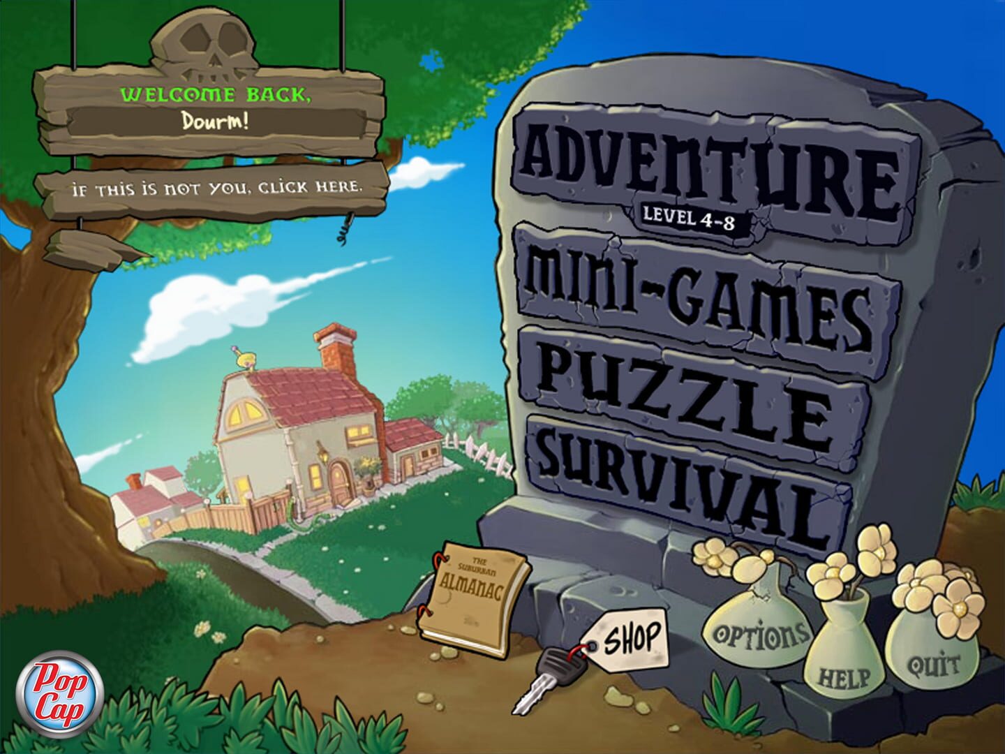 Screenshot for Plants vs. Zombies