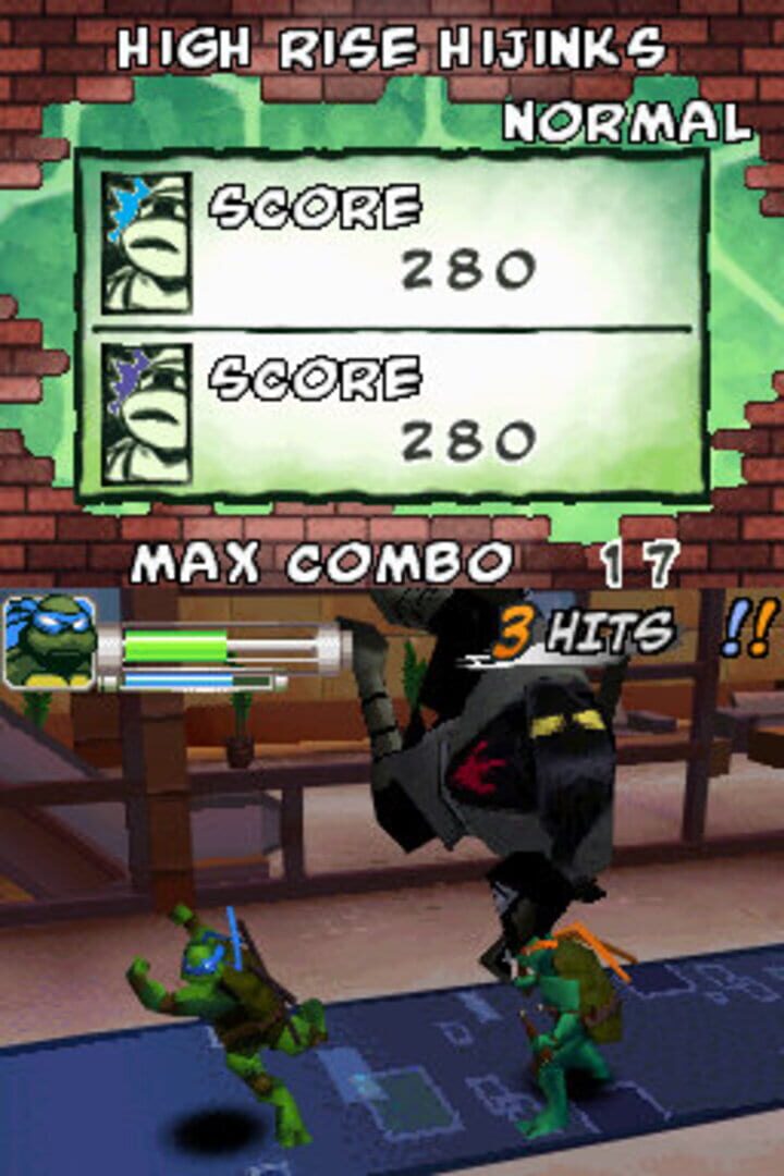 Screenshot for Teenage Mutant Ninja Turtles: Arcade Attack
